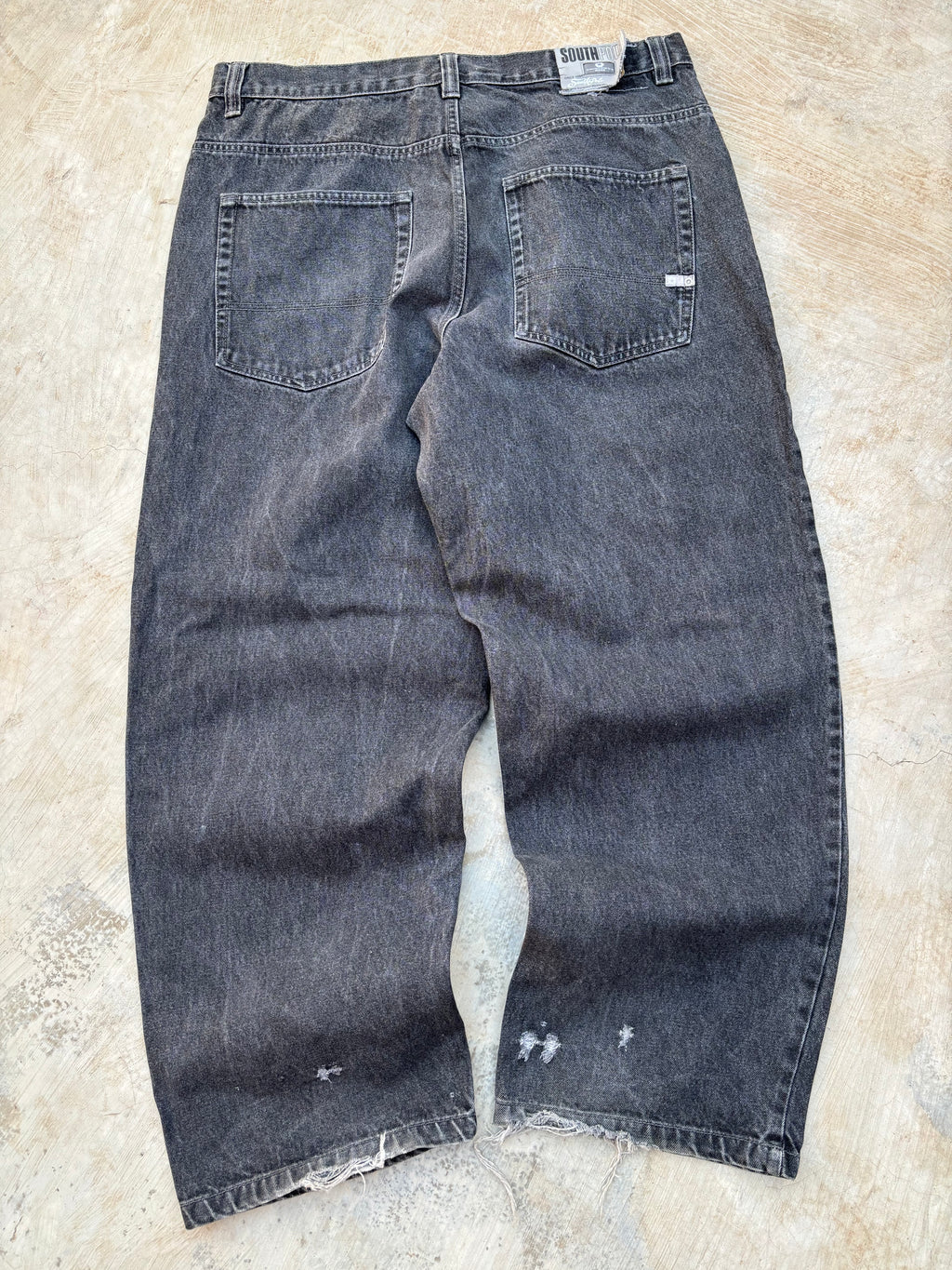Vintage 90s SouthPole Grey/Silver Tabs 40