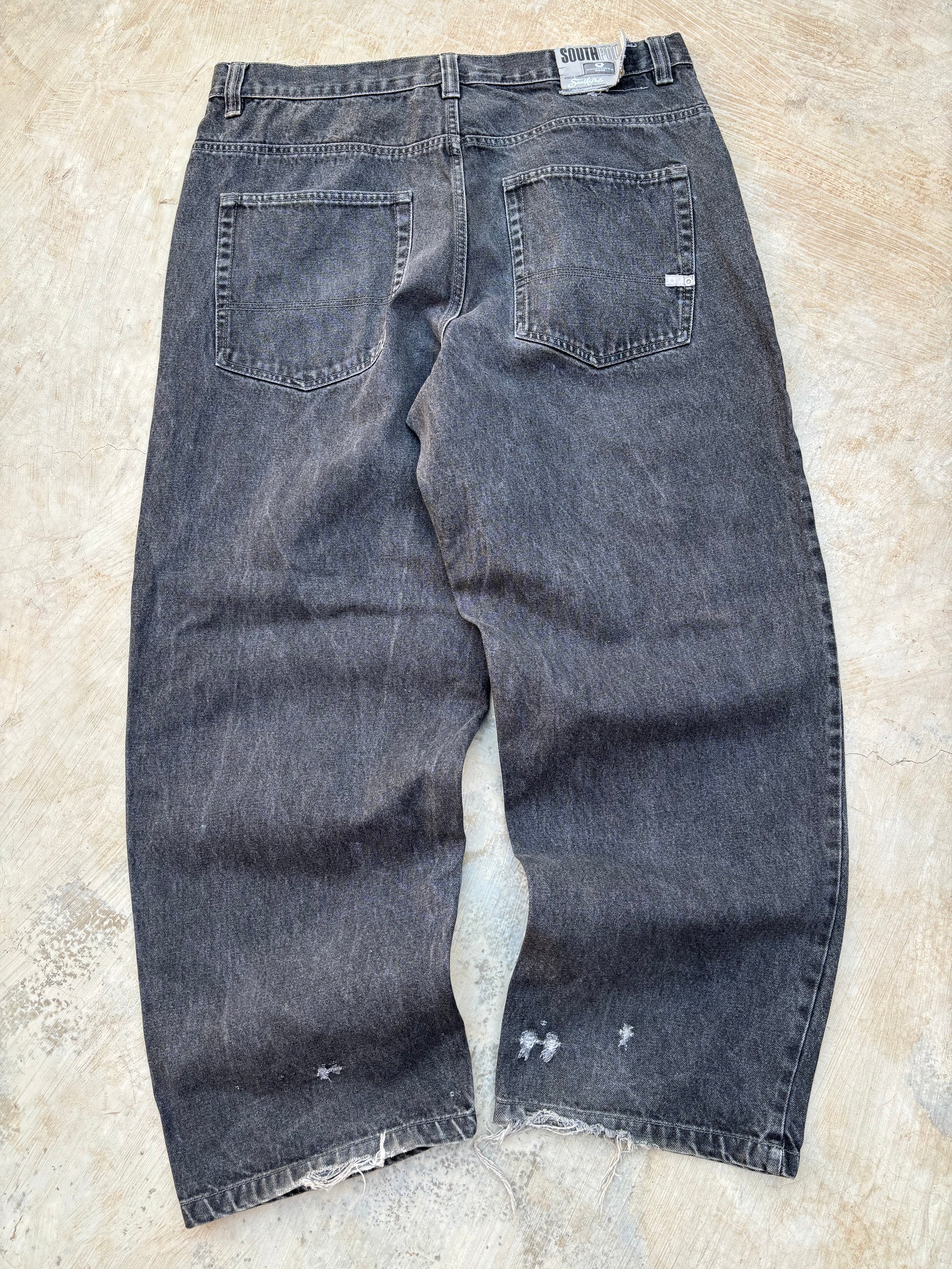 Vintage 90s SouthPole Grey/Silver Tabs 40
