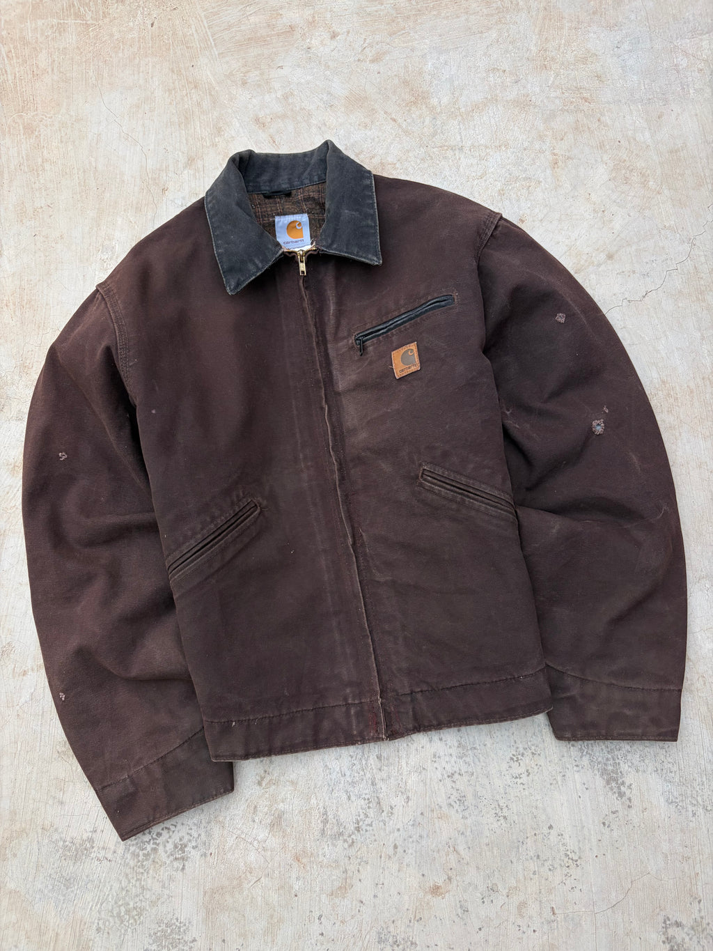 Vintage 00s Carhartt Detroit Jacket J97 DKB M/L
