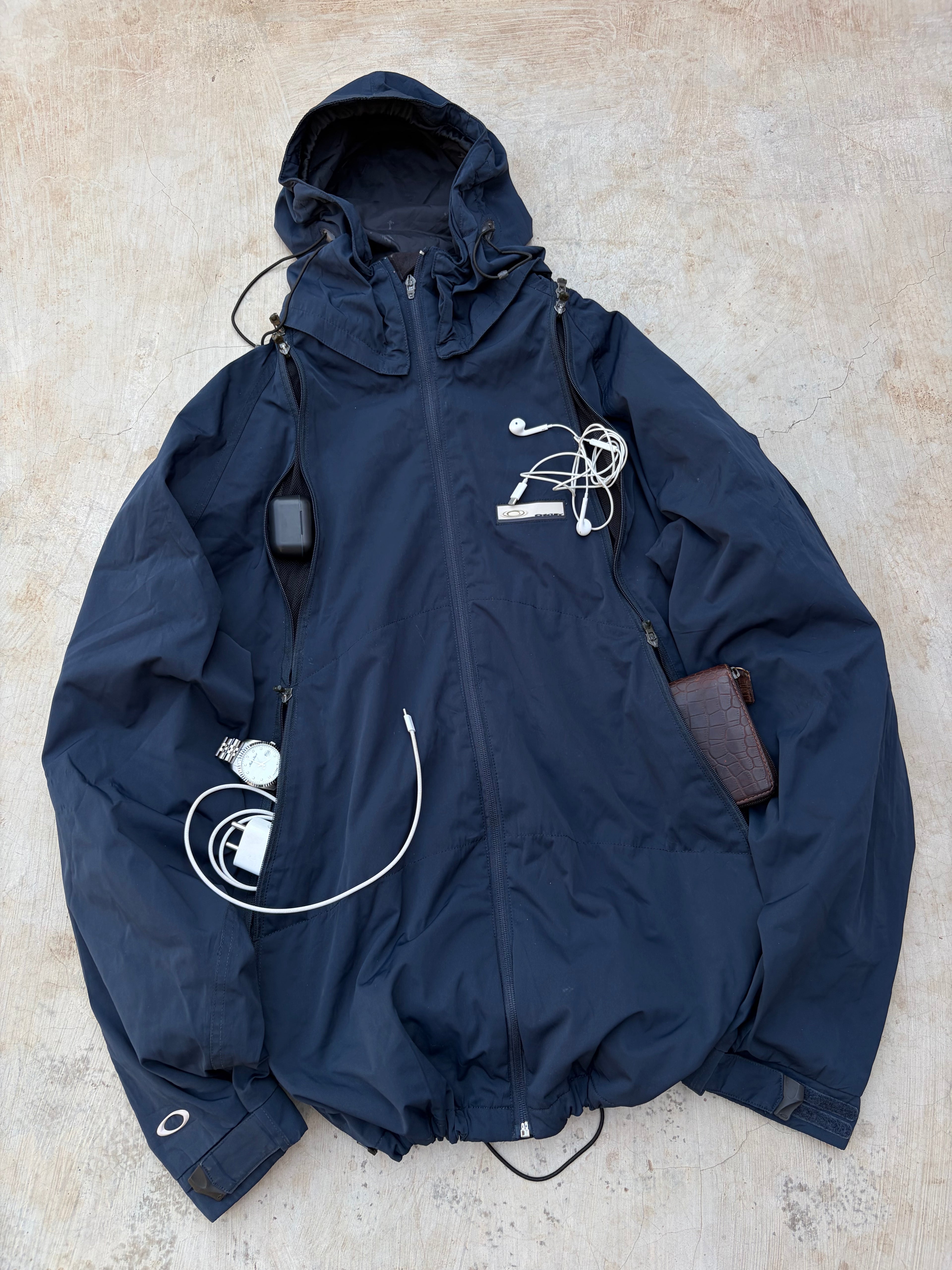 Vintage 2006 Oakley Nitro Fuel 2 Technical Jacket Navy XL