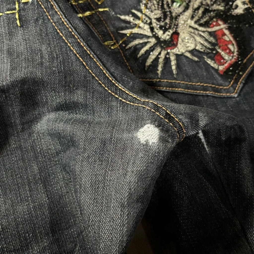 Vintage Edhardy Y2K Baggy Jeans 36