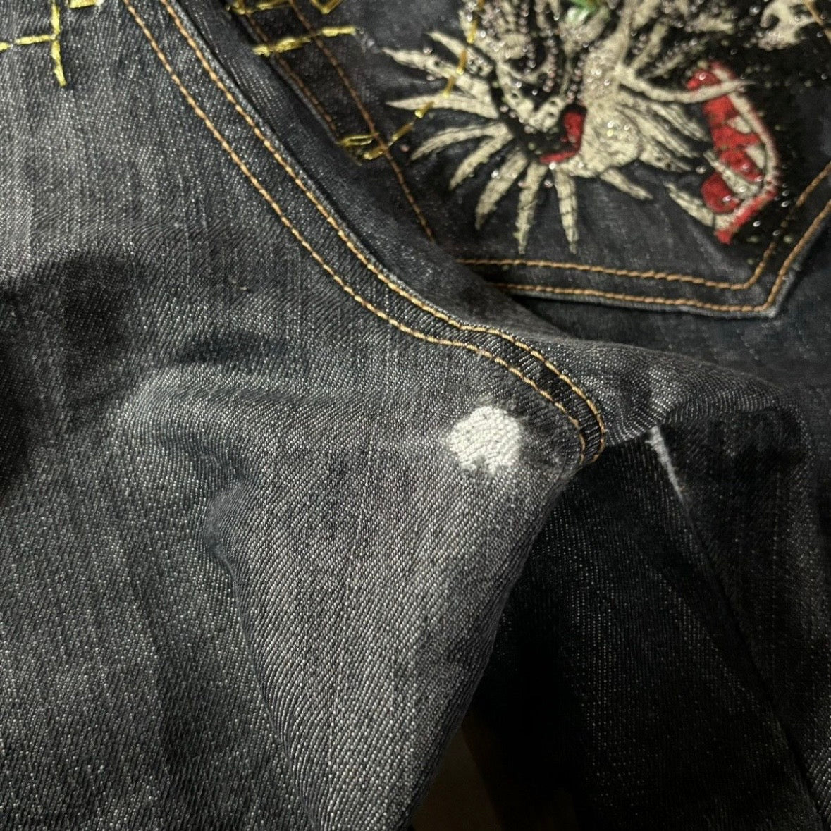 Vintage Edhardy Y2K Baggy Jeans 36