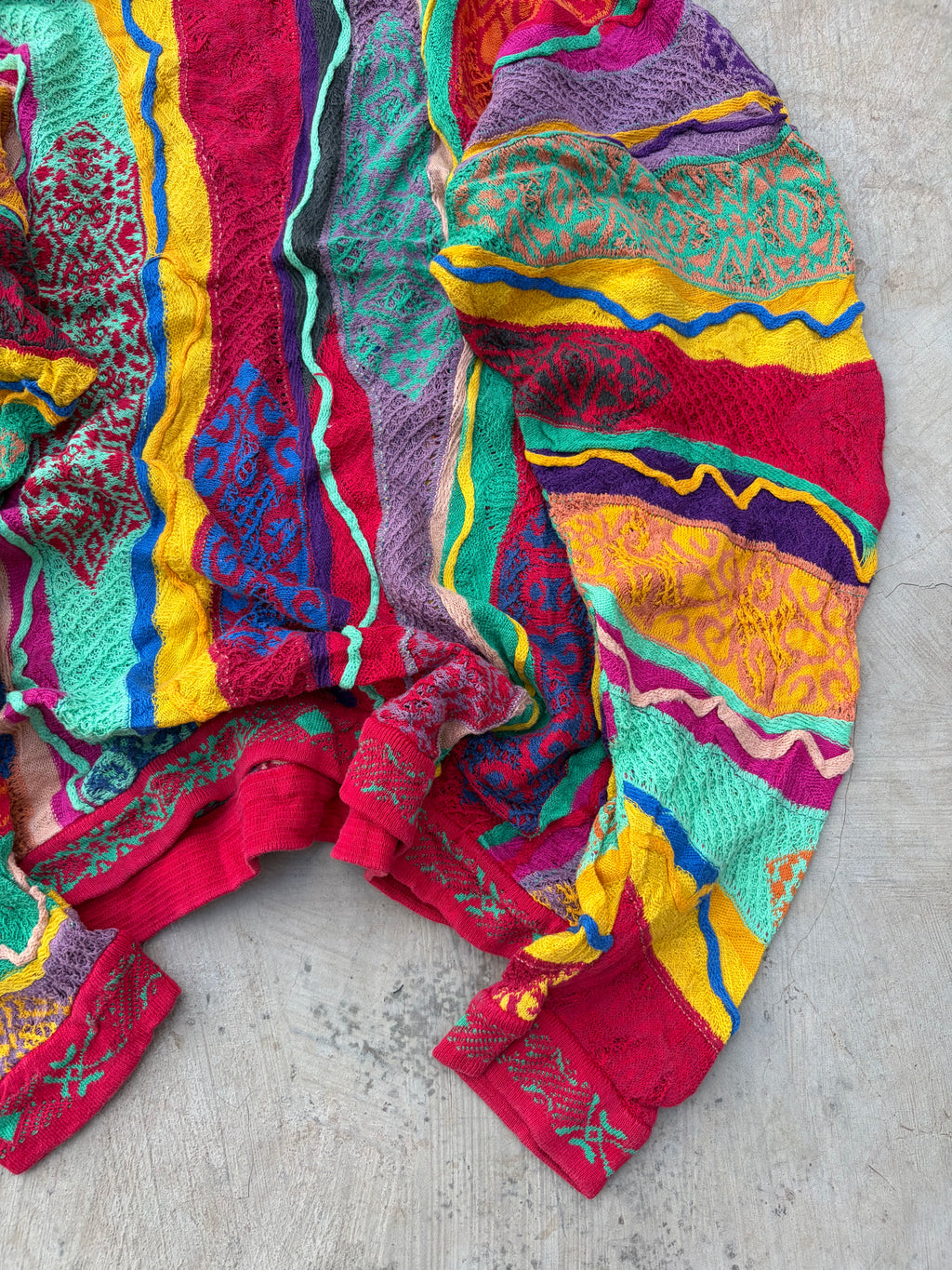 Vintage 90s COOGI Australia Mercerised Cotton Knit Sweater M