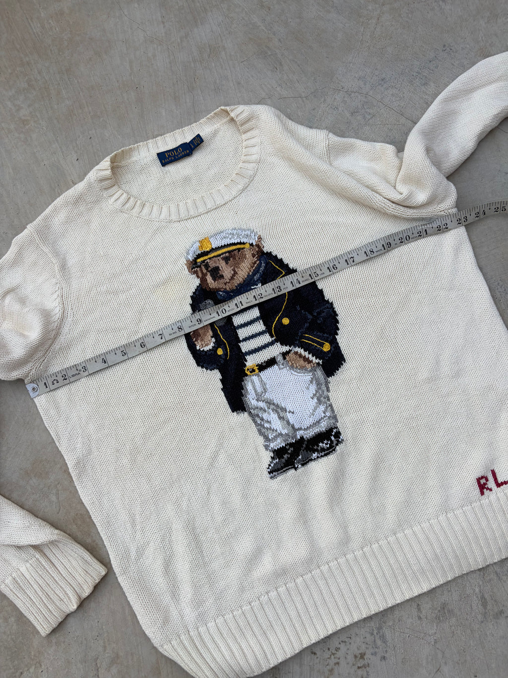 Vintage Polo Ralph Lauren Polo Bear Sailor Sweater M/L