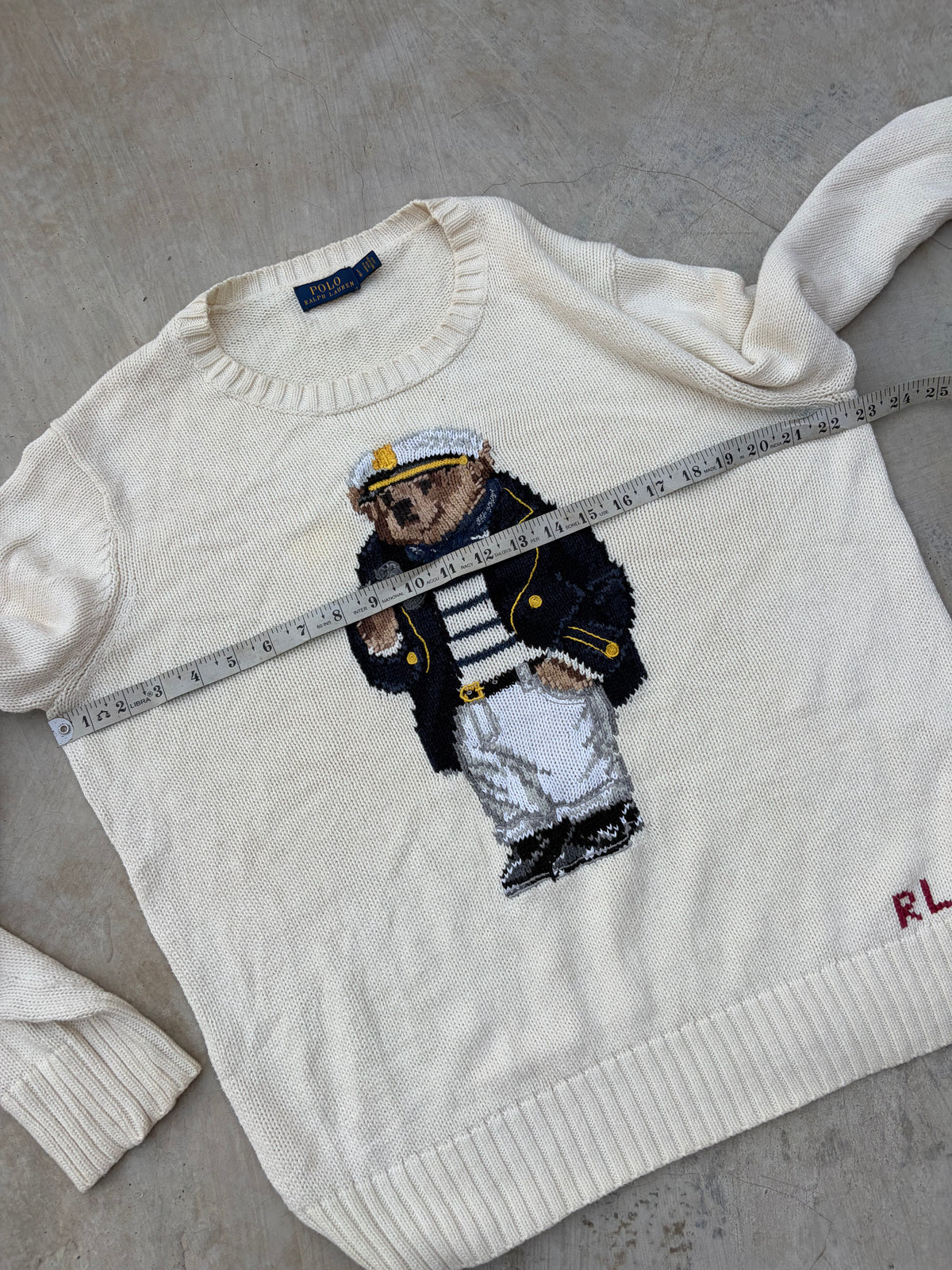 Vintage Polo Ralph Lauren Polo Bear Sailor Sweater M/L
