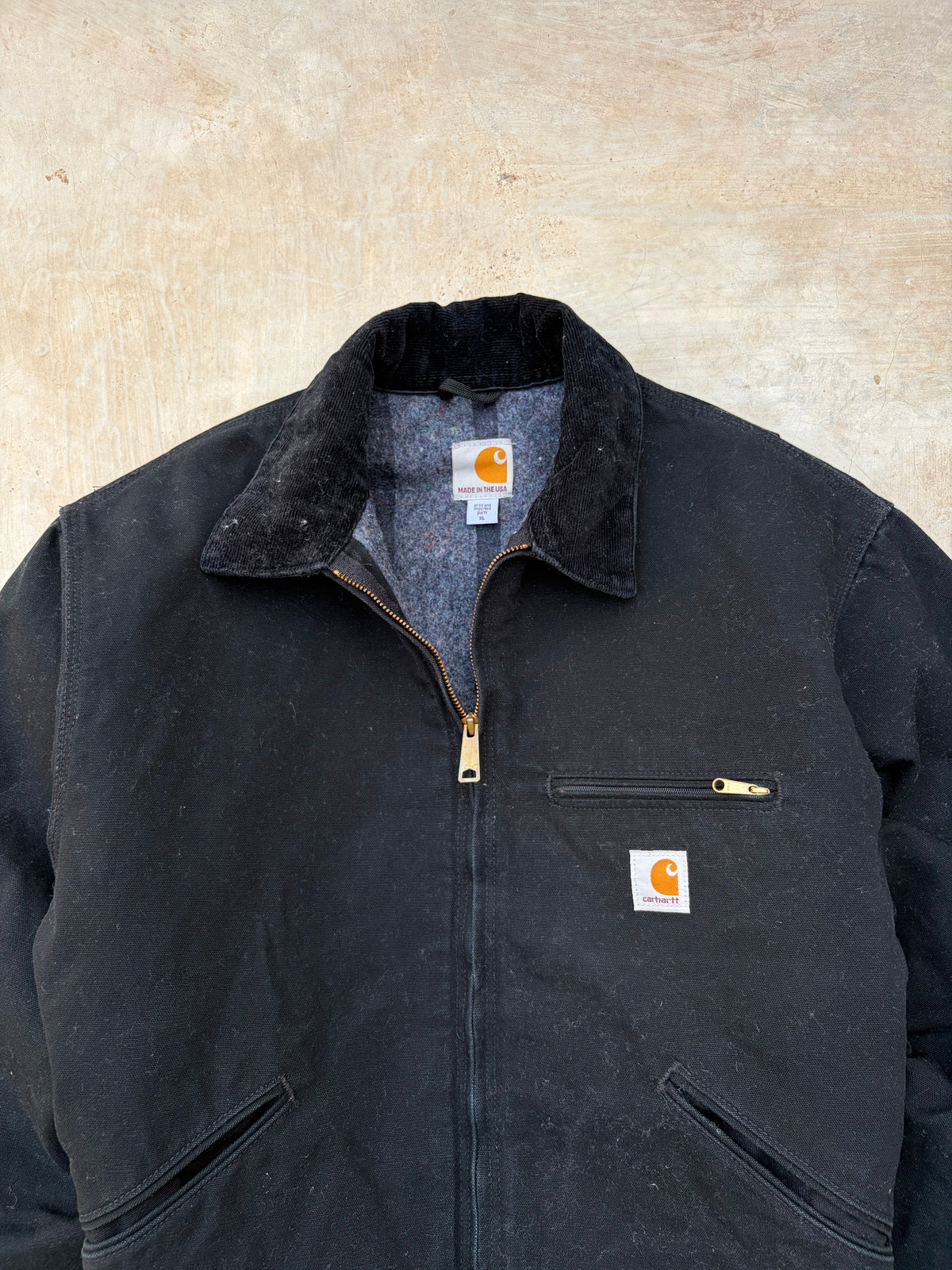 Vintage Carhartt Detroit Jacket J001 BLK L/XL