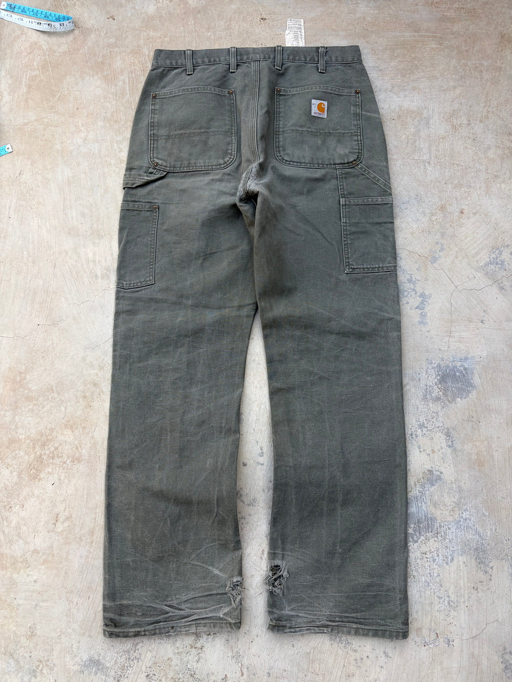 Vintage Sunfaded Bootcut Carhartt Double Knee pants 33