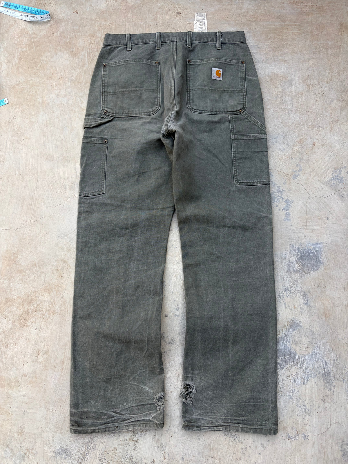 Vintage Sunfaded Bootcut Carhartt Double Knee pants 33