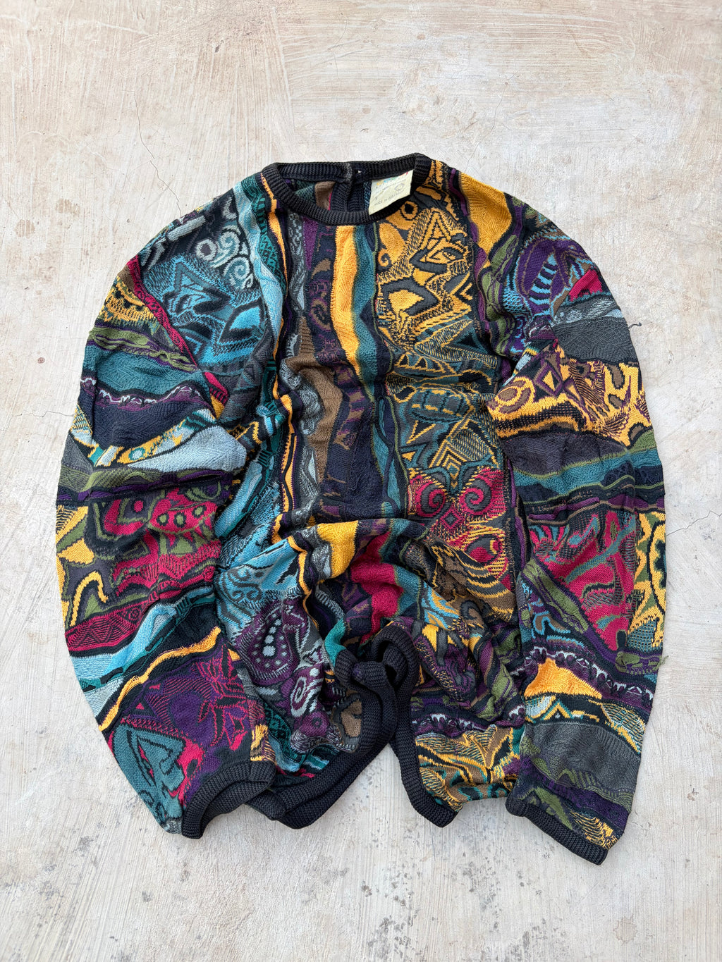 90s COOGI Australia Mercerized Cotton Knit Sweater Size L/XL