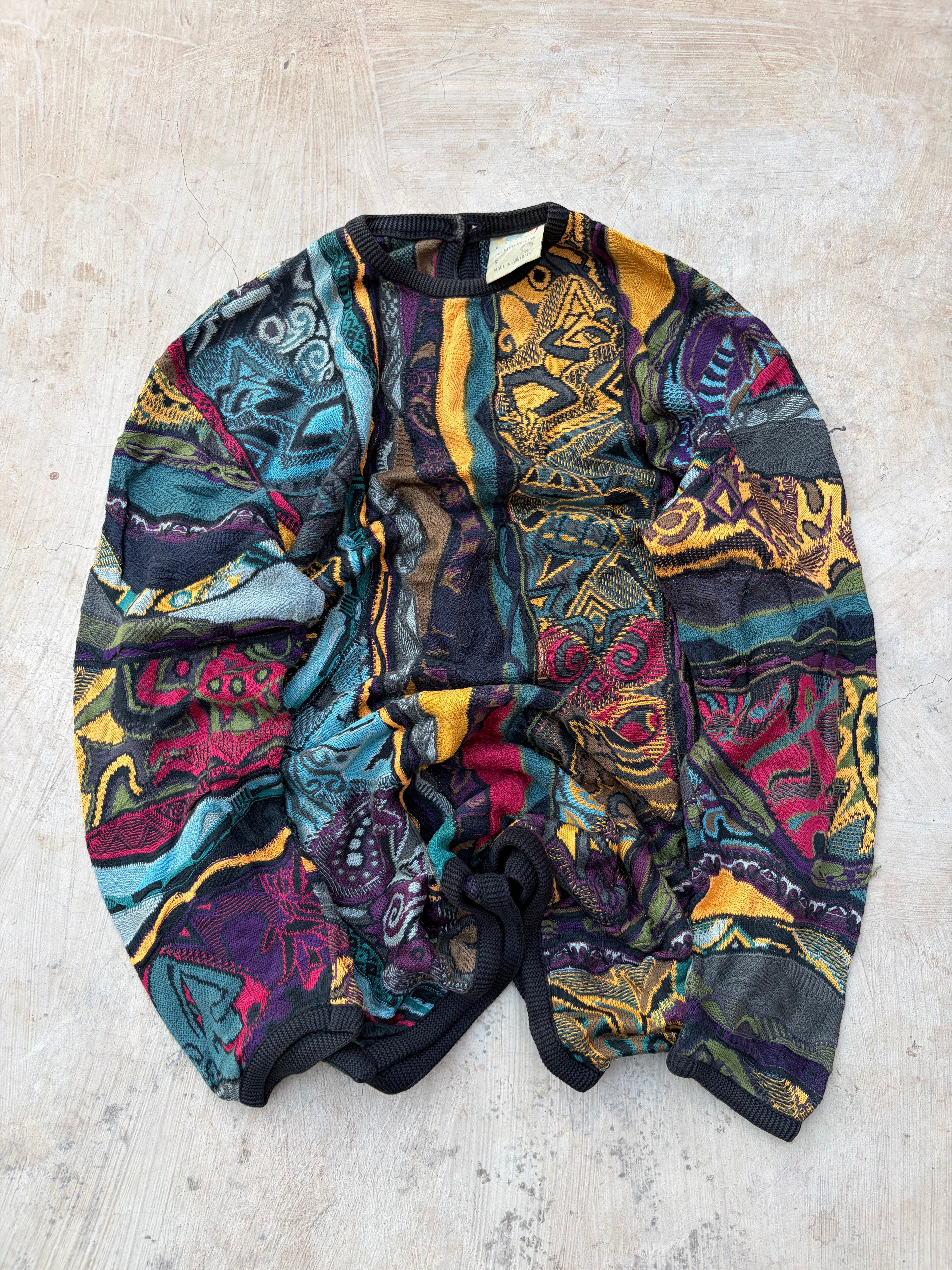 90s COOGI Australia Mercerized Cotton Knit Sweater Size L/XL