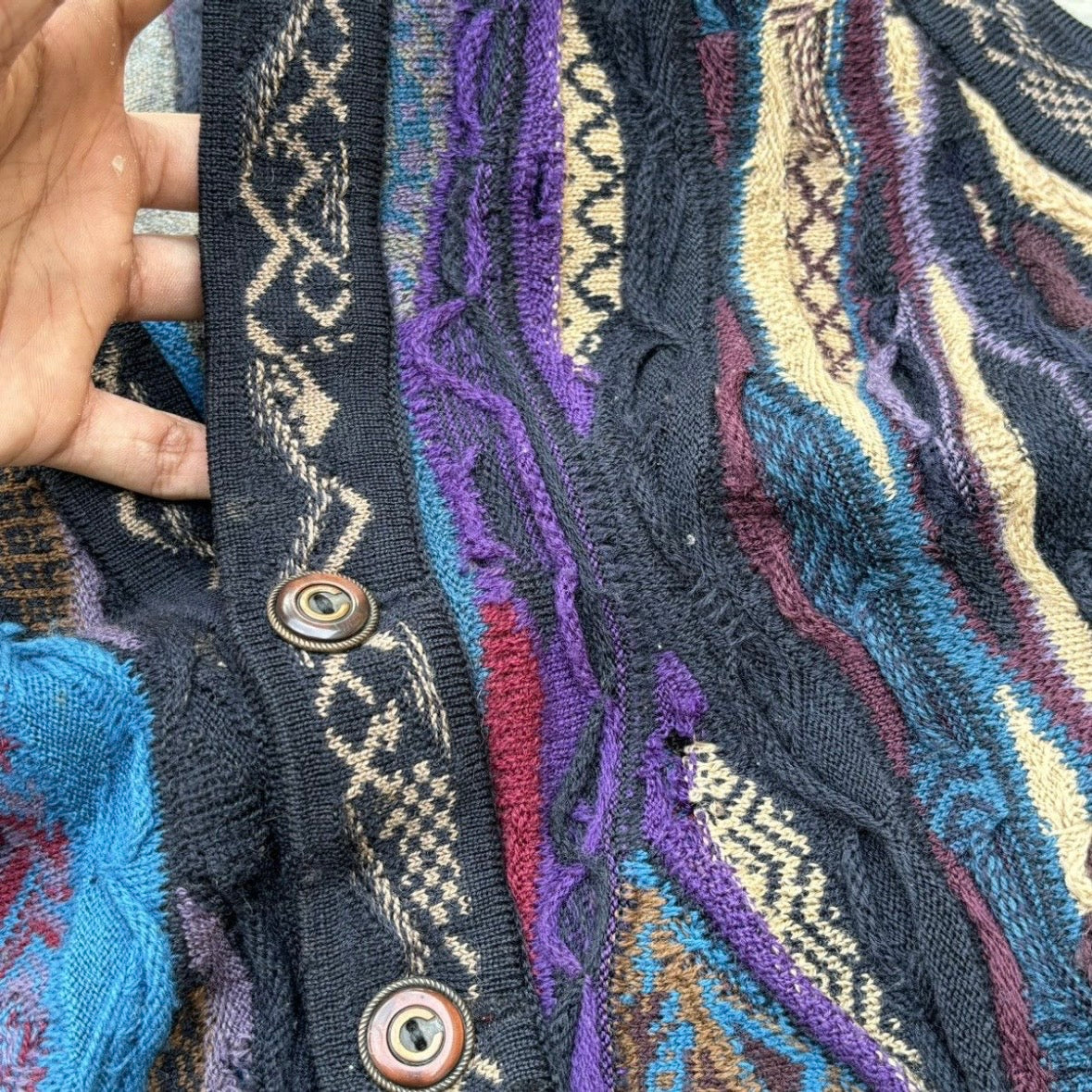 Vintage 90s Coogi Vest Knitwear L