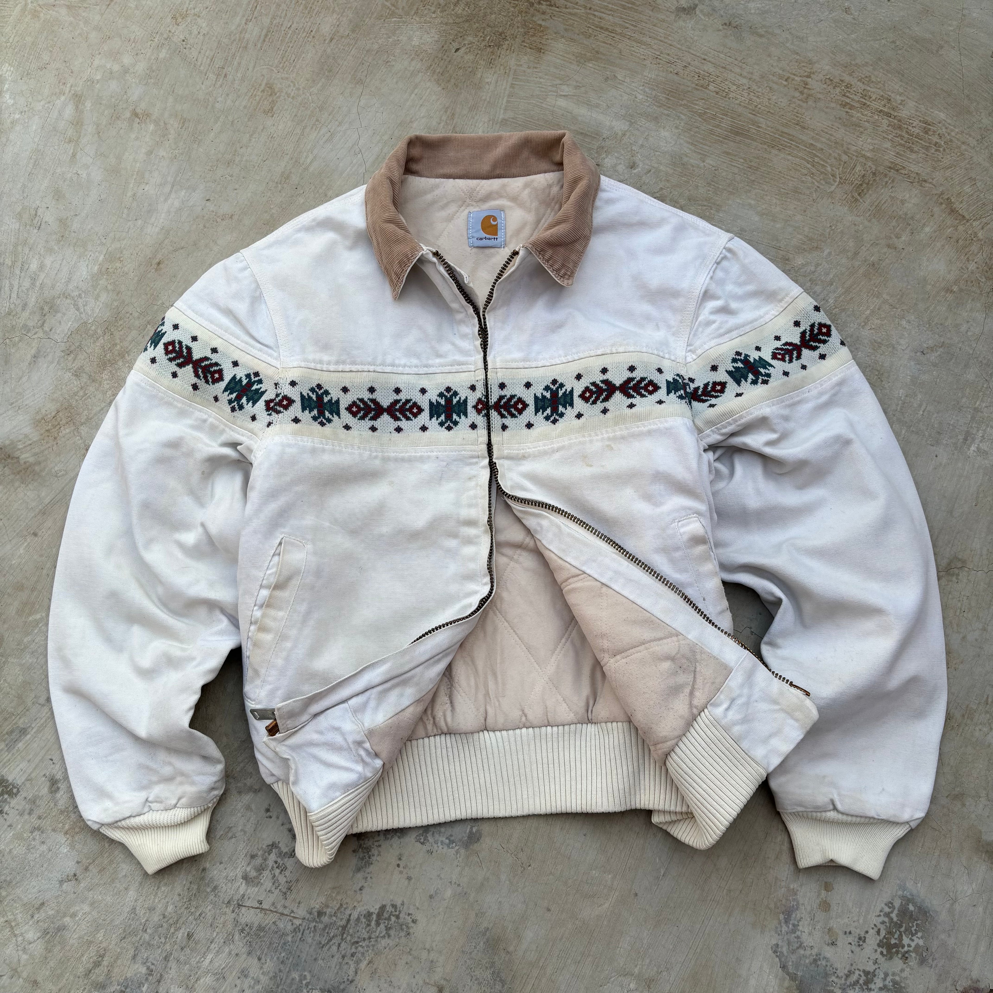 Beautiful 90s 1995 Carhartt Santa FE Aztec Jacket M