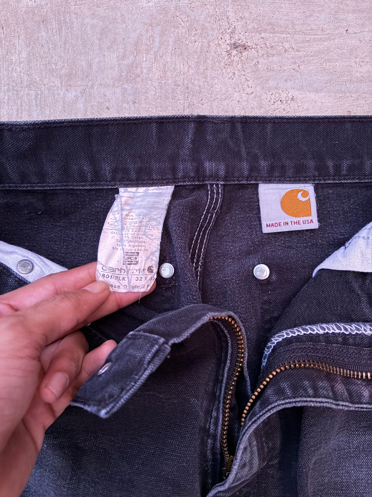 Vintage Faded & Thrashed Carhartt Double Knee 31