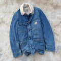 Carhartt Phoenix Coat Denim Sherpa Jacket M