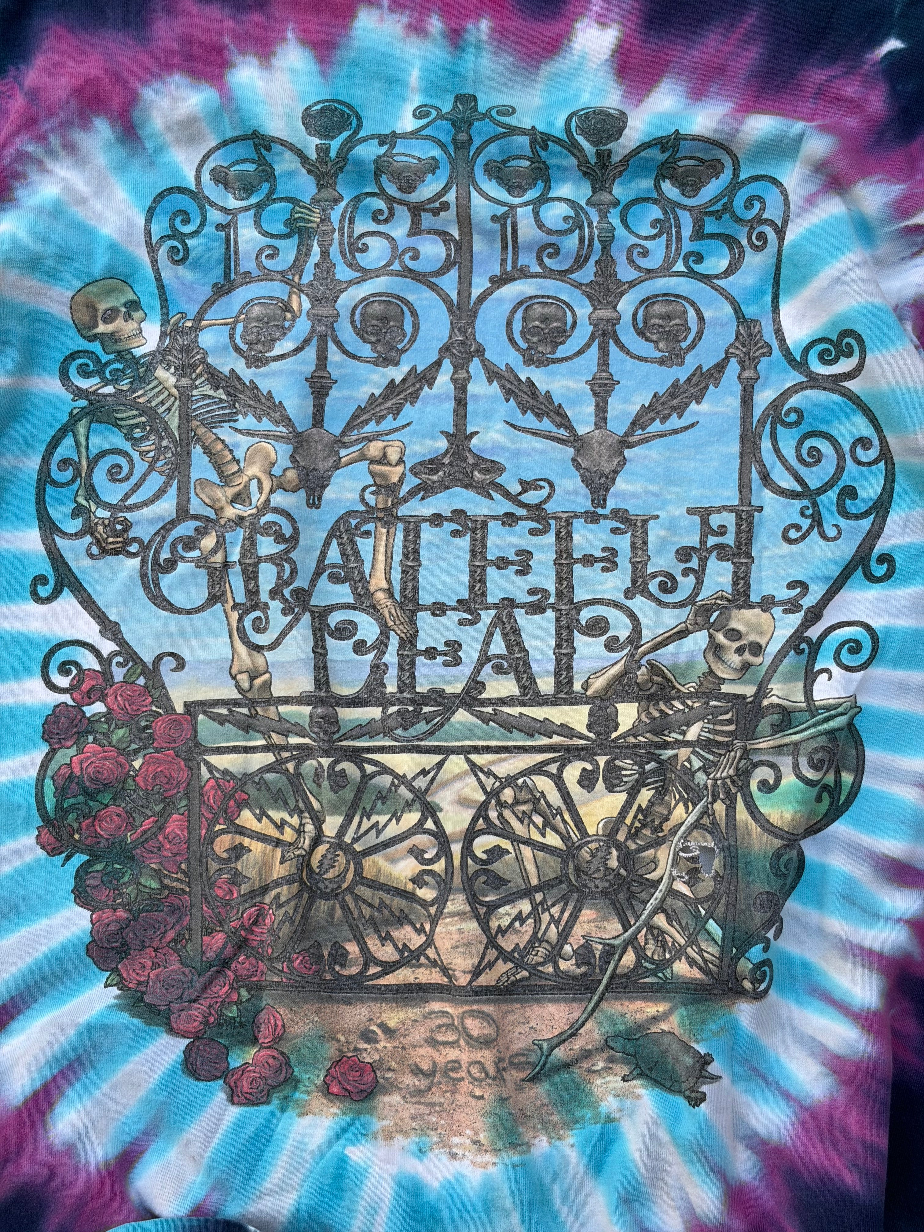Grateful Dead 1995 30th anniversary Tshirt L