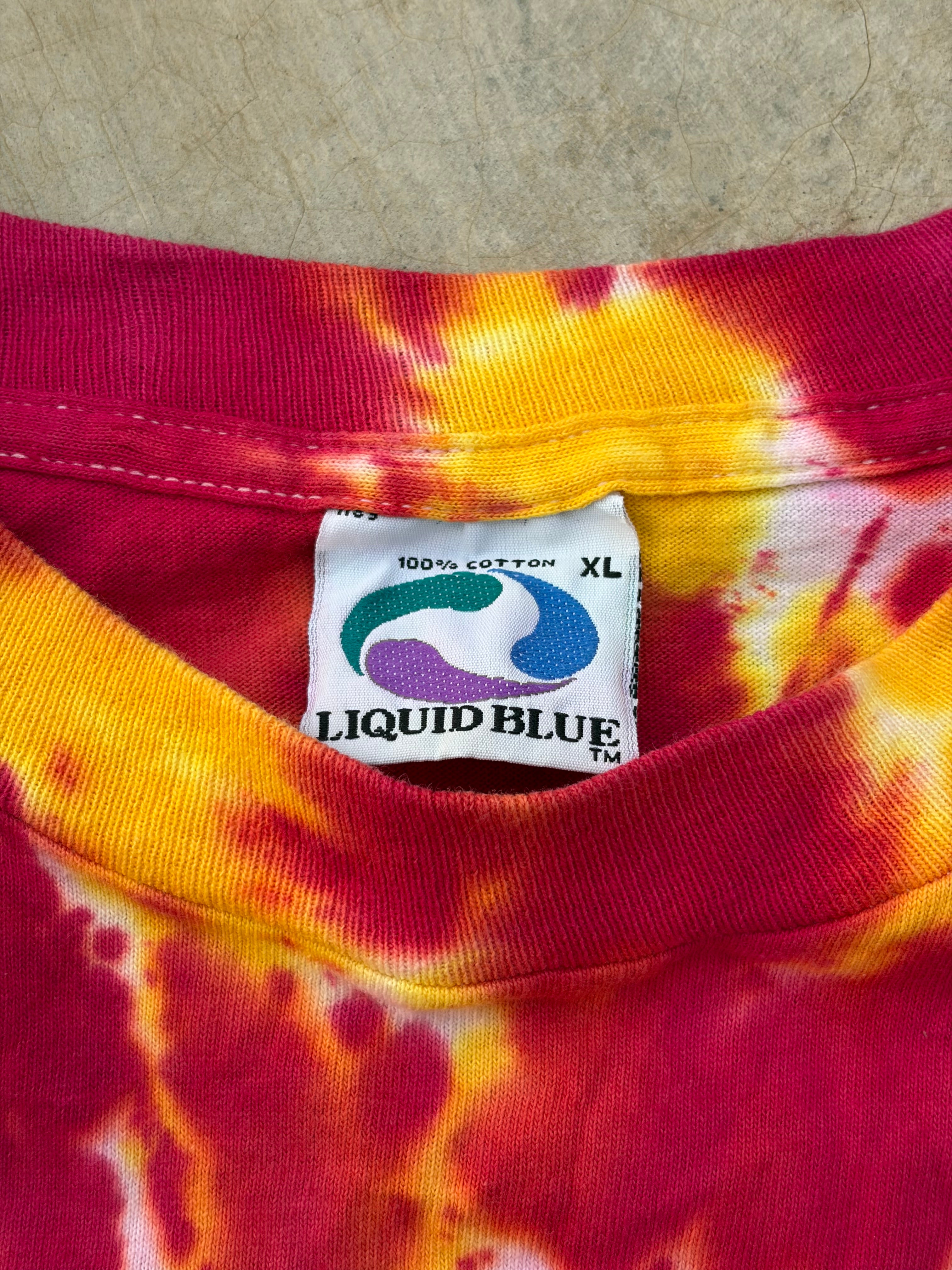 Vintage 1992 Lithuania Olympic Basketball Grateful Dead Tie-Dye Tshirt XL