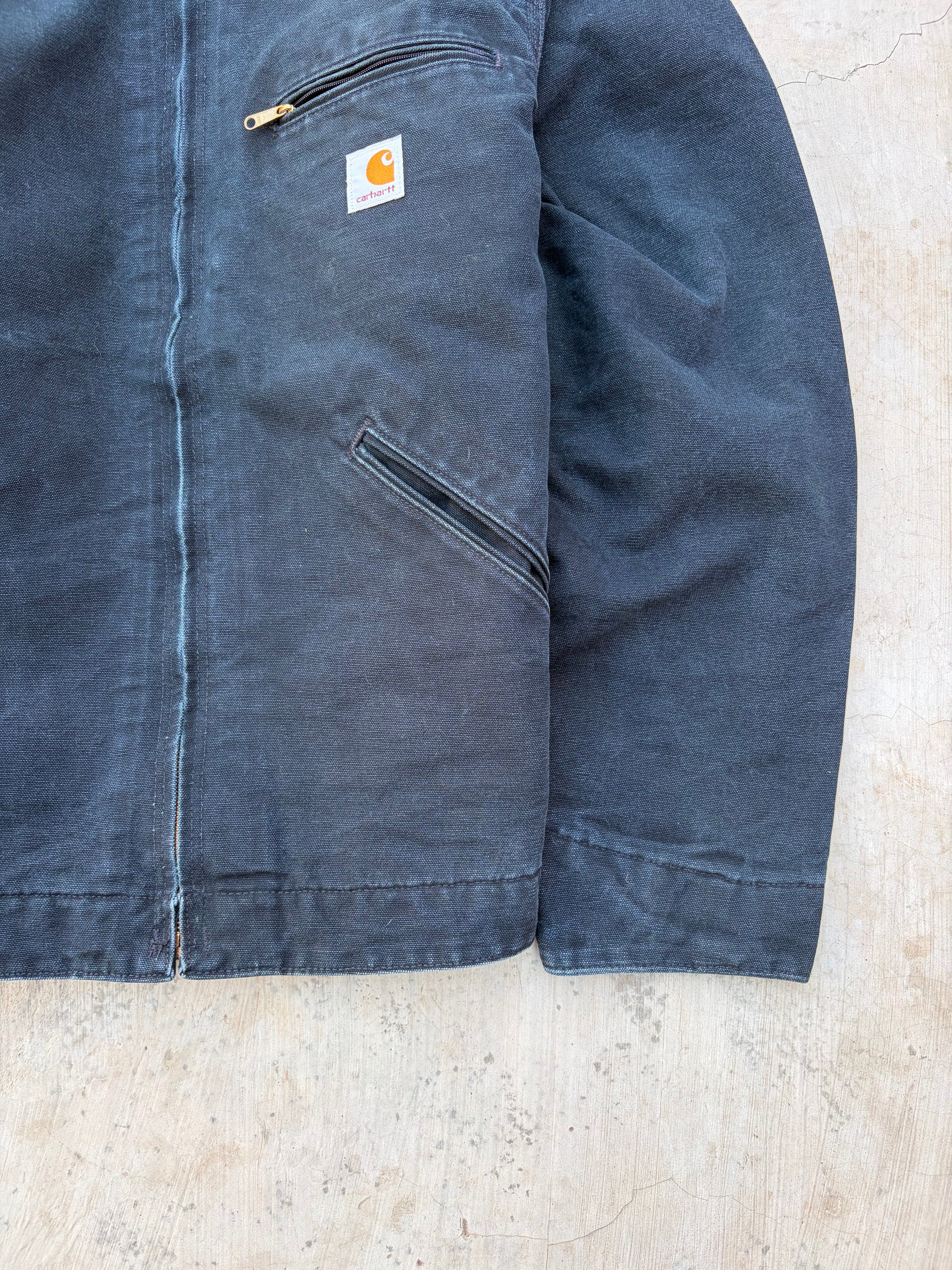 Vintage Sunfaded Carhartt Detroit Jacket EJ001 BLK L