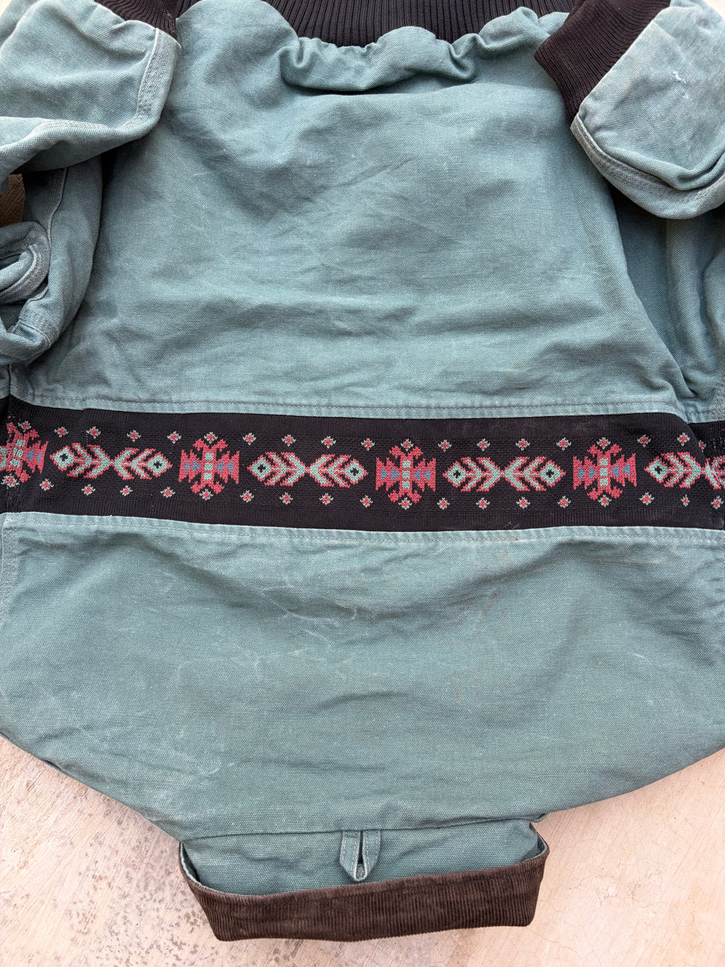 Vintage 90s 1995 Carhartt Aztec Jacket JQ0535 L