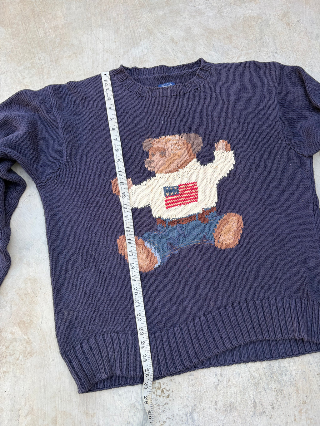 90s Polo Ralph Lauren Polo Bear Sweater M/L