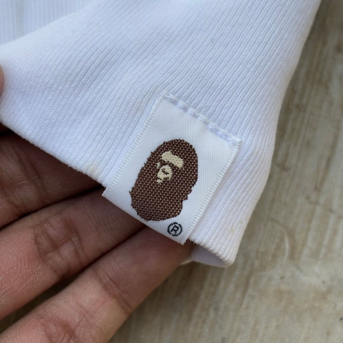 00s Vintage Bape Logo Zip up Hoodie XL