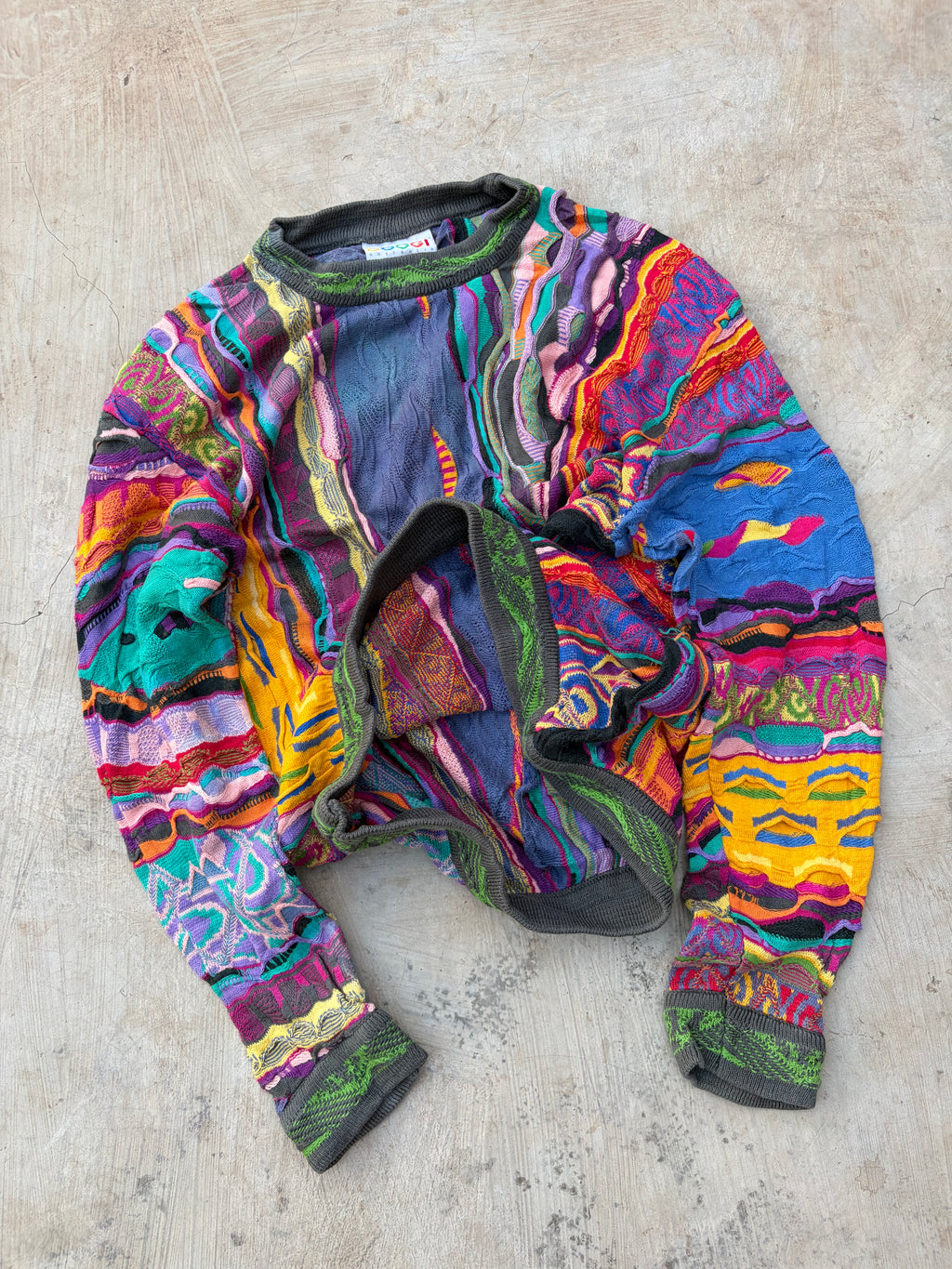 Vintage 90s Coogi Australia Mercerised Cotton Knit Sweater SS