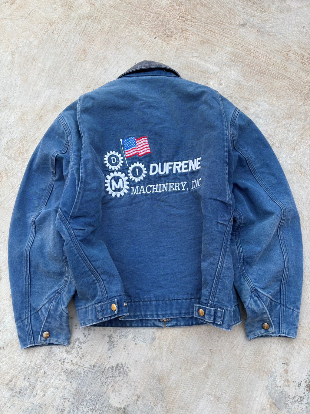 1999 Faded Carhartt Detroit Jacket J01 NVY M
