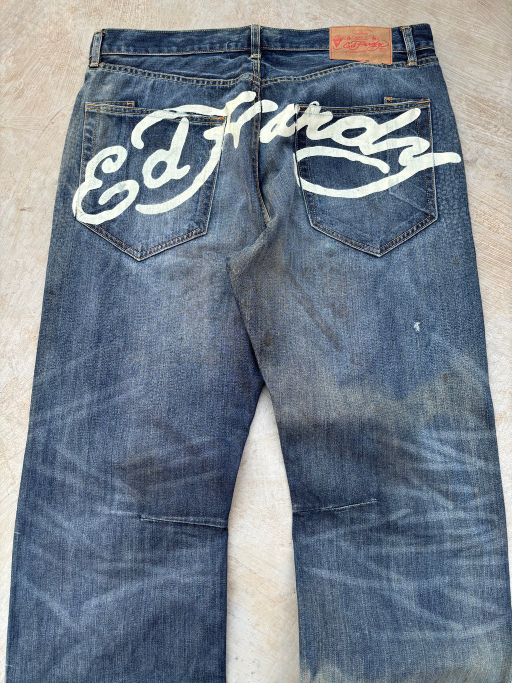 Vintage 00s Edhardy Y2K Spellout Pant 40