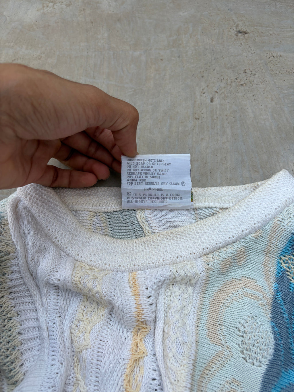 Vintage 90s COOGI Australia 3D Knit Sweater M/L