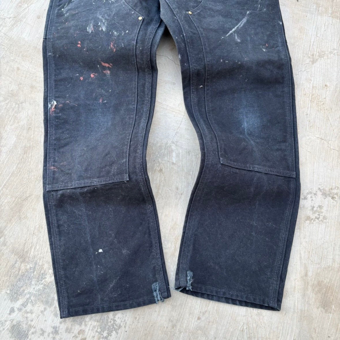 Vintage Paint Splattered Double Knee Pant 33