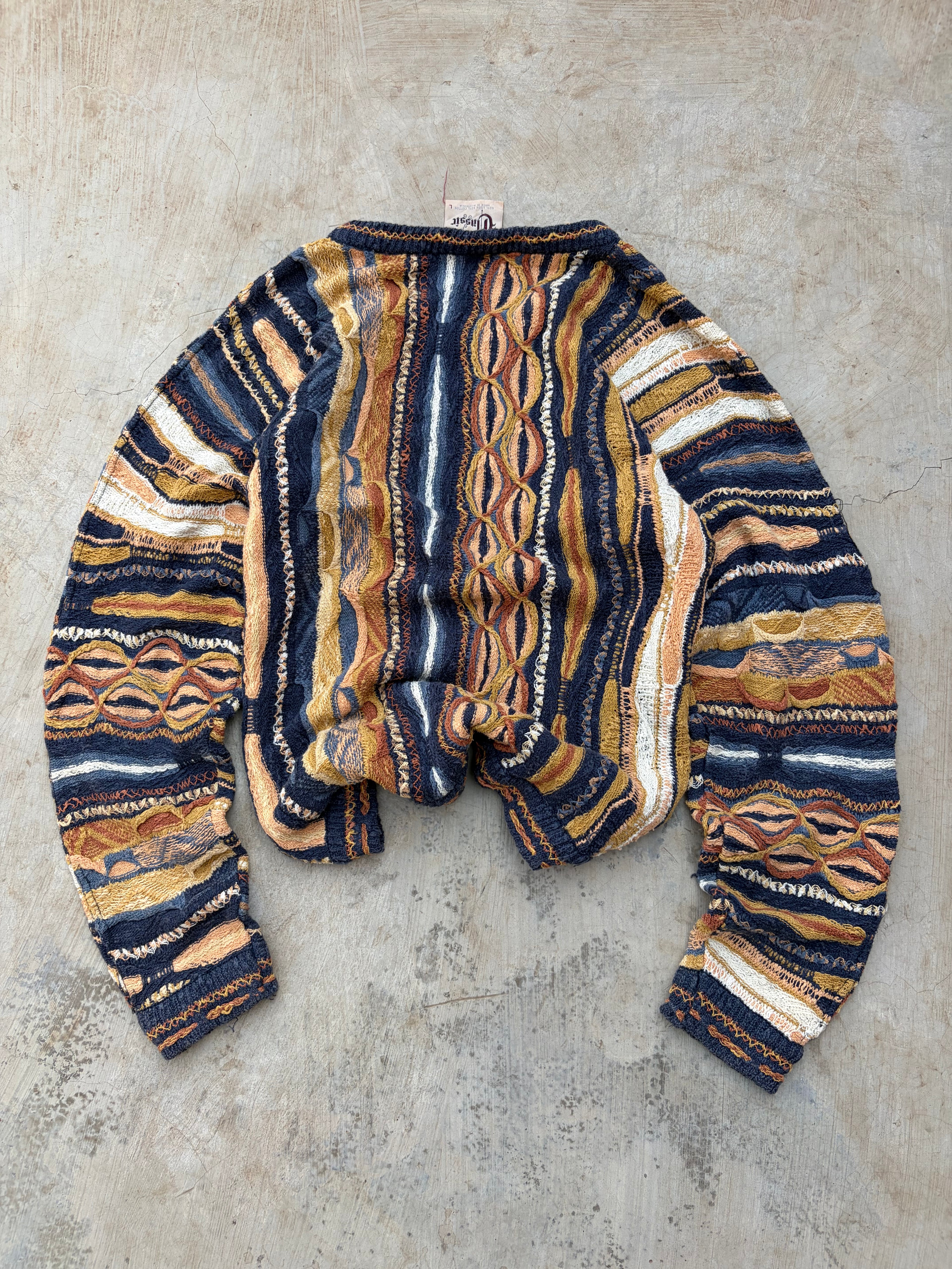 Vintage 90s Coogi Classic 3D Knit Sweater L