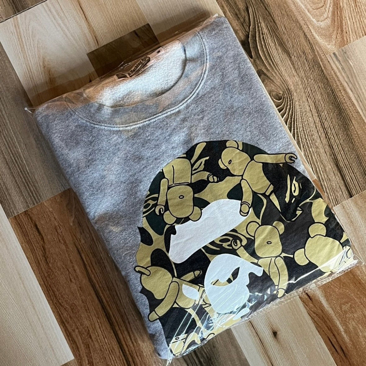 Bape x Medicom Big ape head Crewneck M