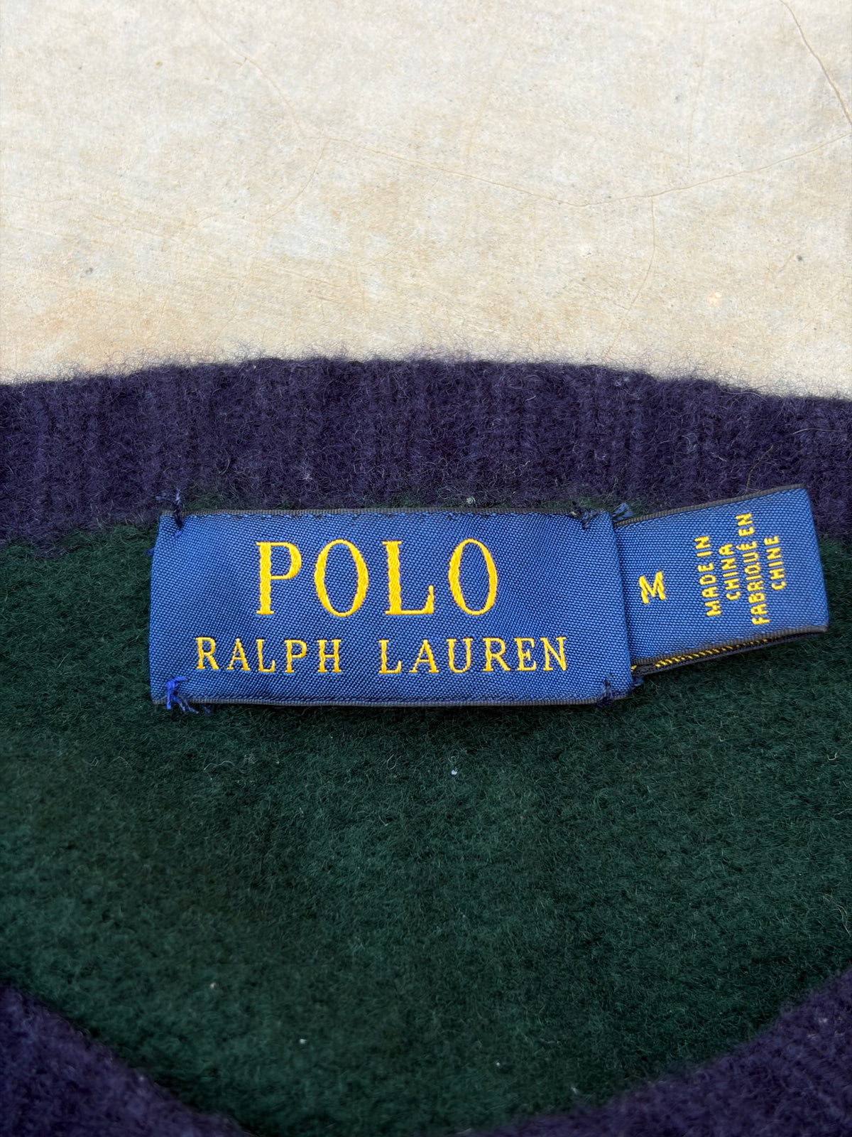 Vintage 90s Polo Ralph Lauren Bear Sweater Size S