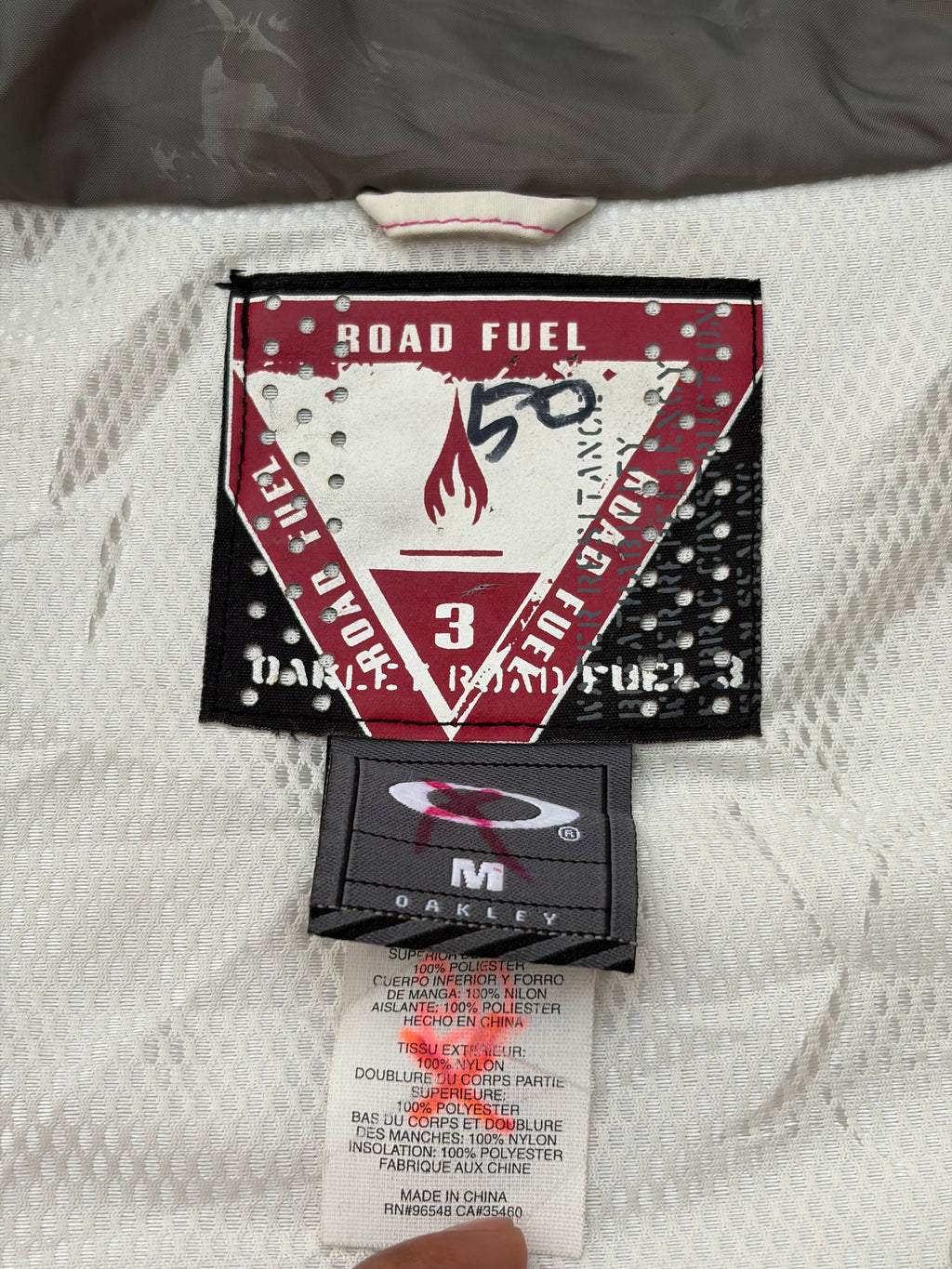 Vintage 00s Oakley Road Fuel Snow Insulated Jacket Polka Dot Panel M