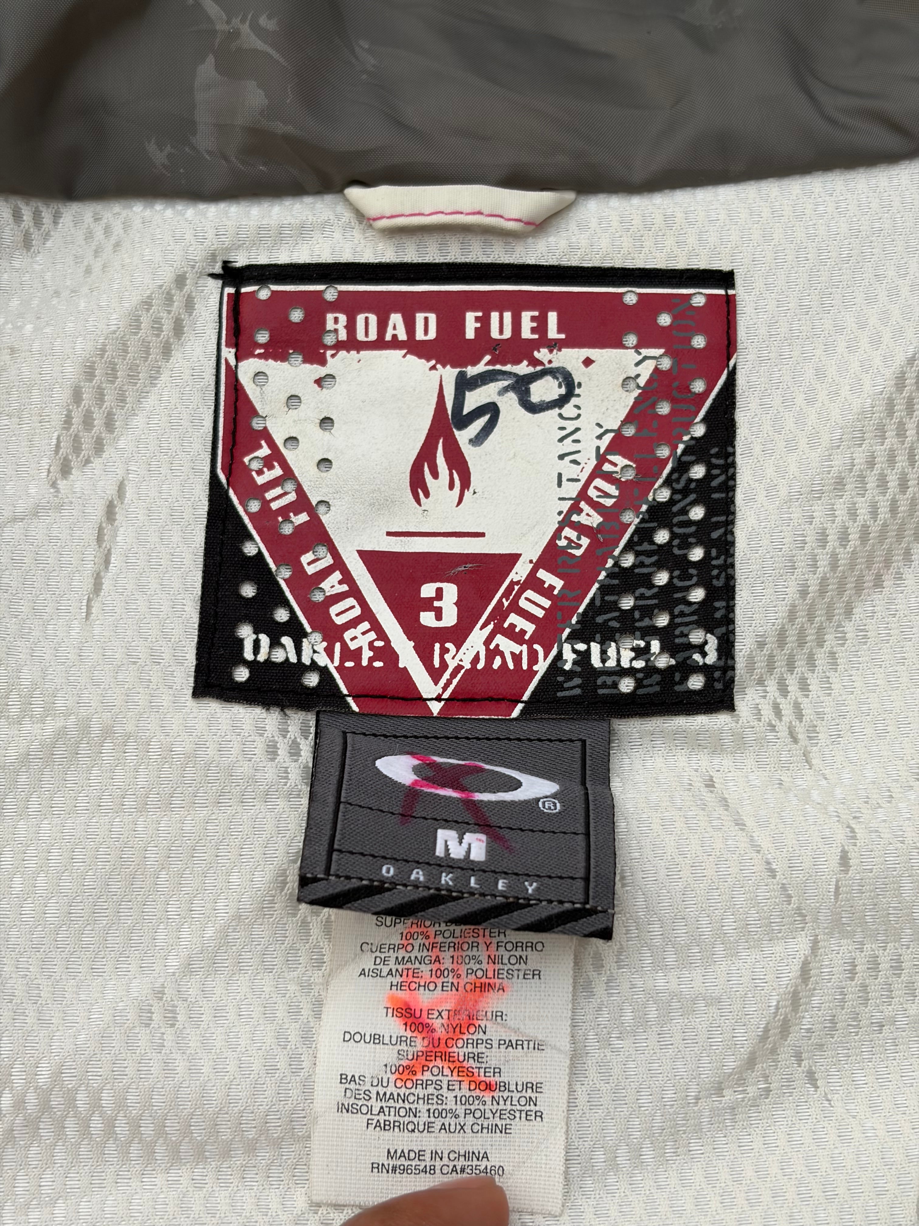 Vintage 00s Oakley Road Fuel Snow Insulated Jacket Polka Dot Panel M