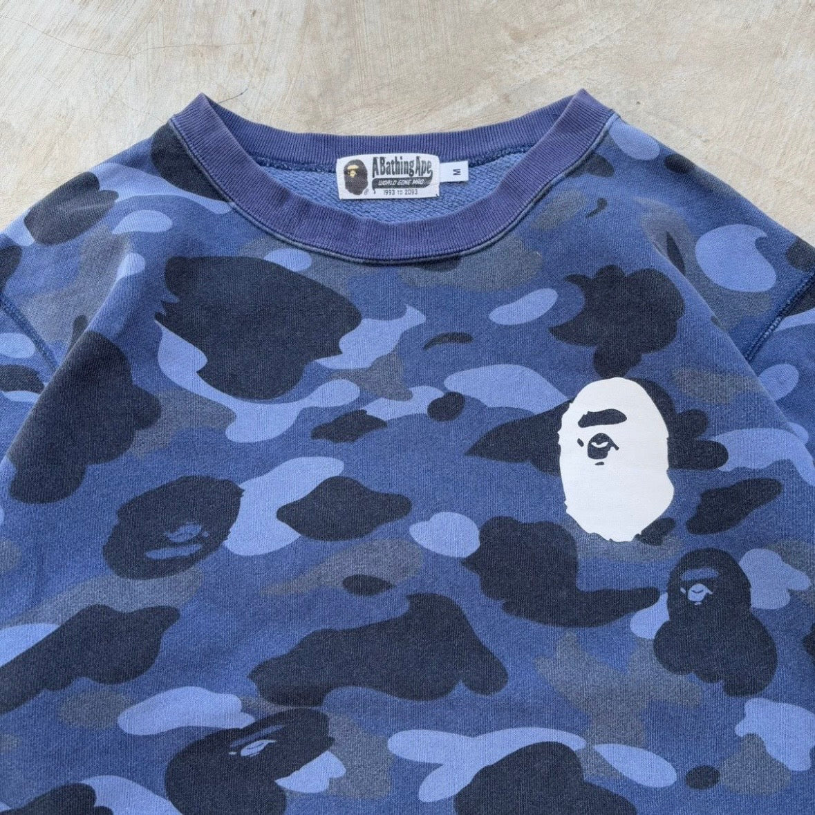 00s Bape nigo Colour Camo Crewneck L