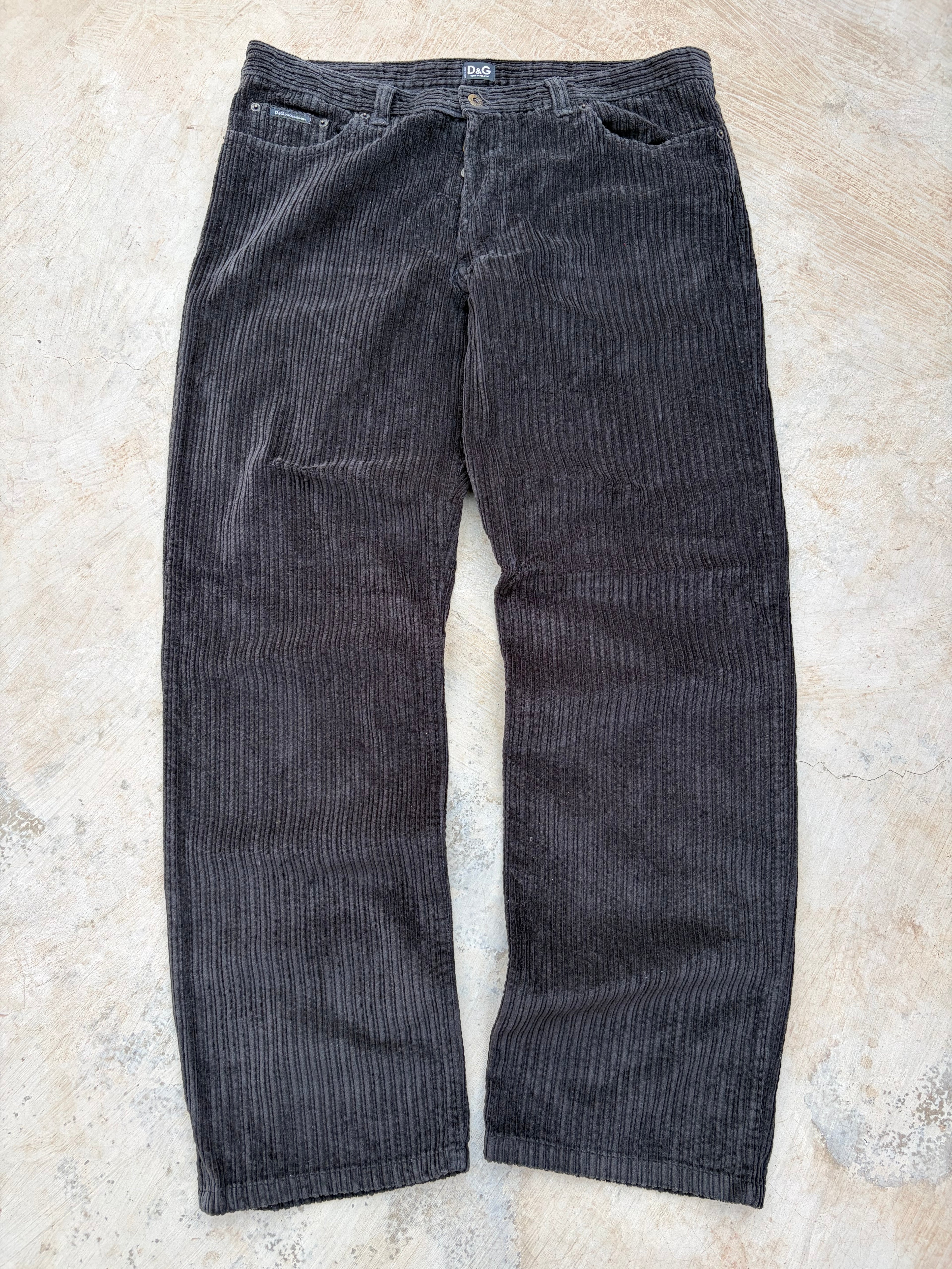 Vintage 90s Dolce & Gabbana Corduroy Jeans 38