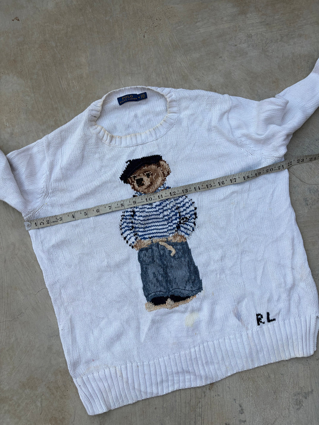 Vintage Polo Ralph Lauren Polo Bear Sweater – Nautical Bear M