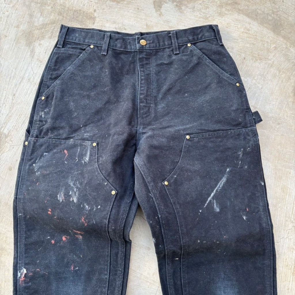 Vintage Paint Splattered Double Knee Pant 33