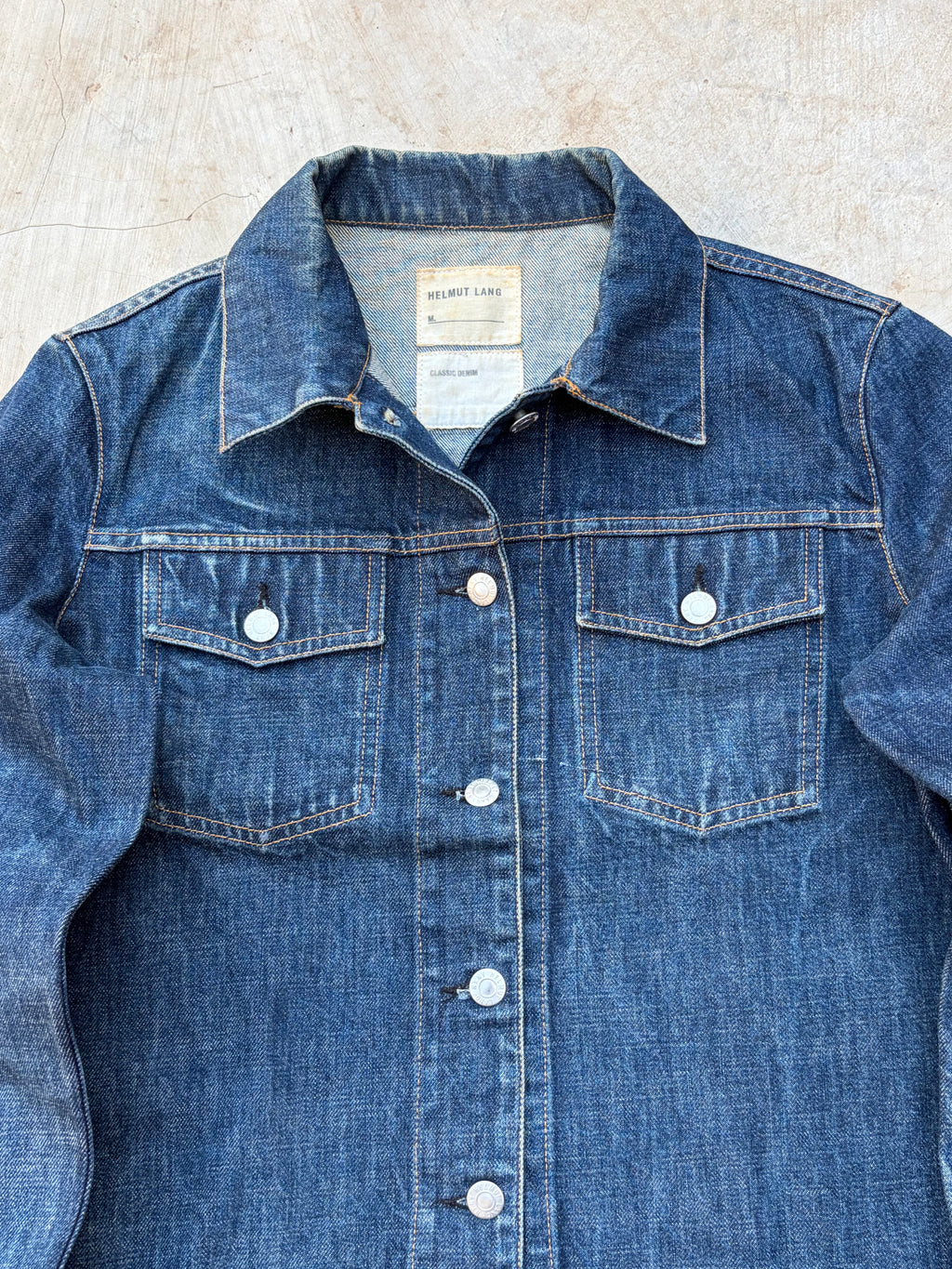 Vintage 1998 Helmut Lang Classic Denim Jacket M
