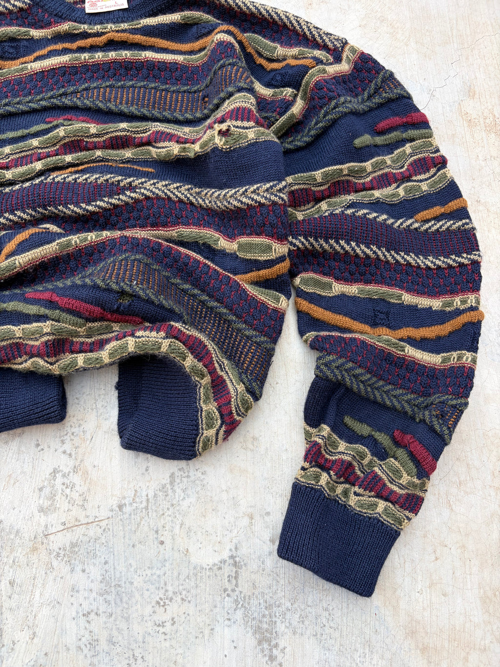 Vintage 90s Geccu Coogi Style Sweater L