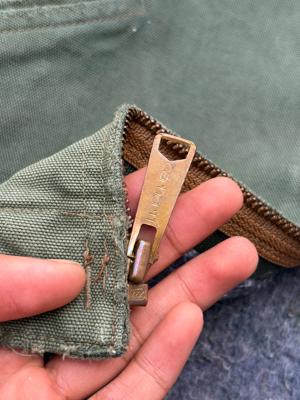 Vintage 80s Carhartt Detroit Jacket 100th Anniversary L