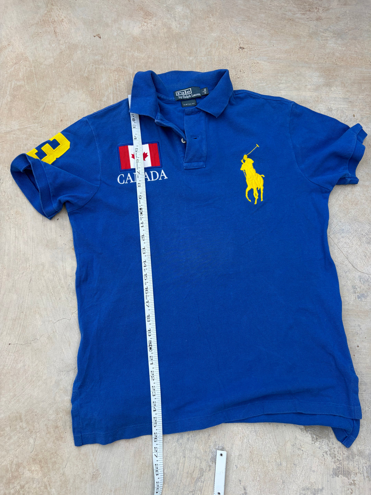 Vintage Polo Ralph Lauren Canada Big Pony Polo Shirt M