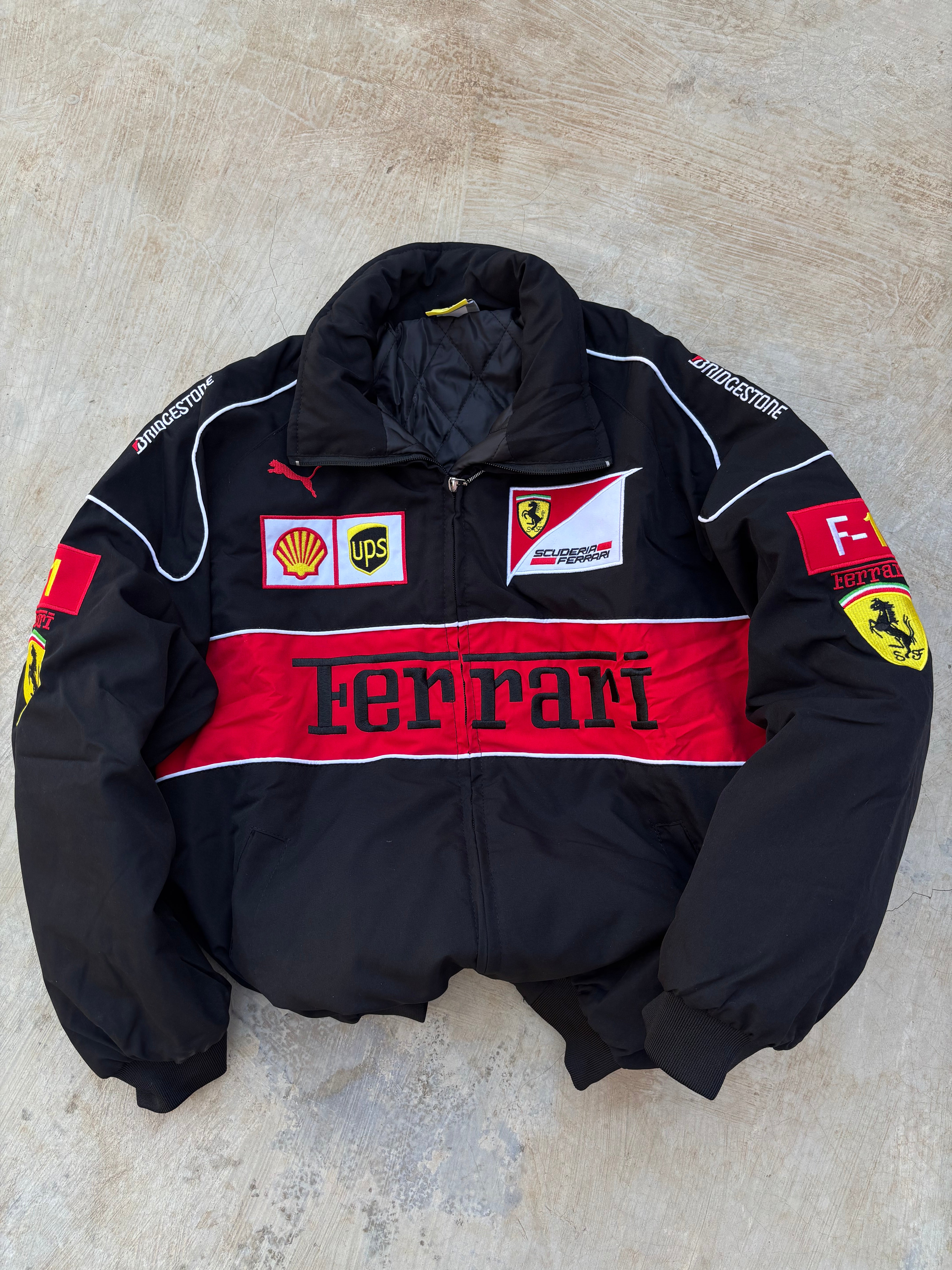 Vintage Ferrari Racing Style Jacket L – Aavis Closet