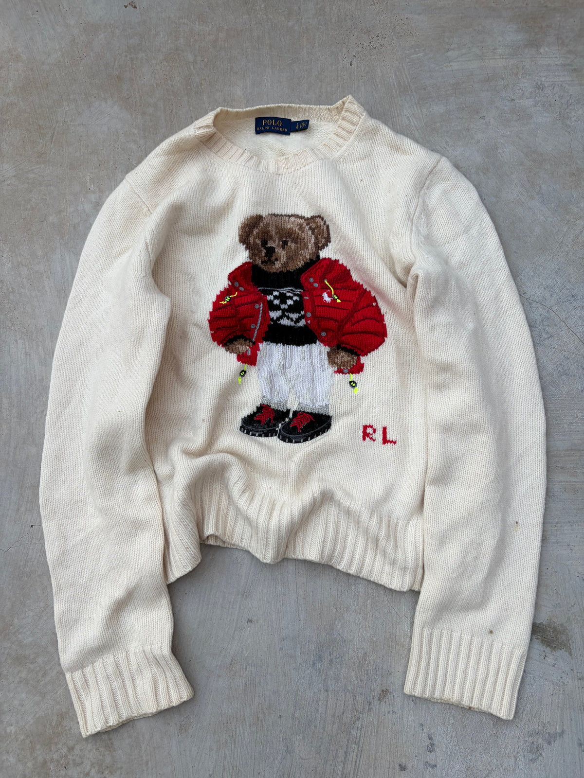 Vintage Polo Ralph Lauren Polo Bear Sweater S/M