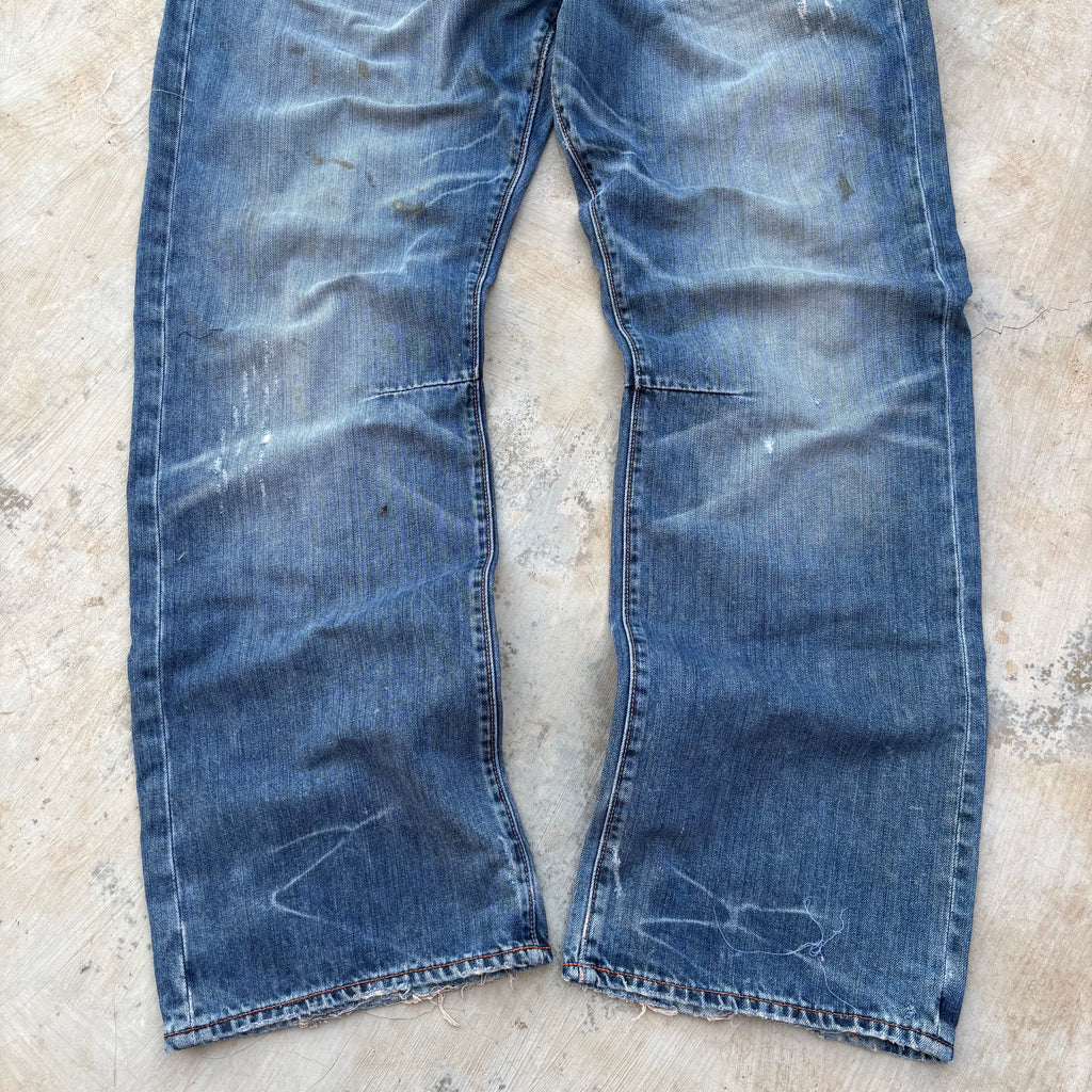 Vintage 00s Edhardy Spell Out Denim Jeans 40