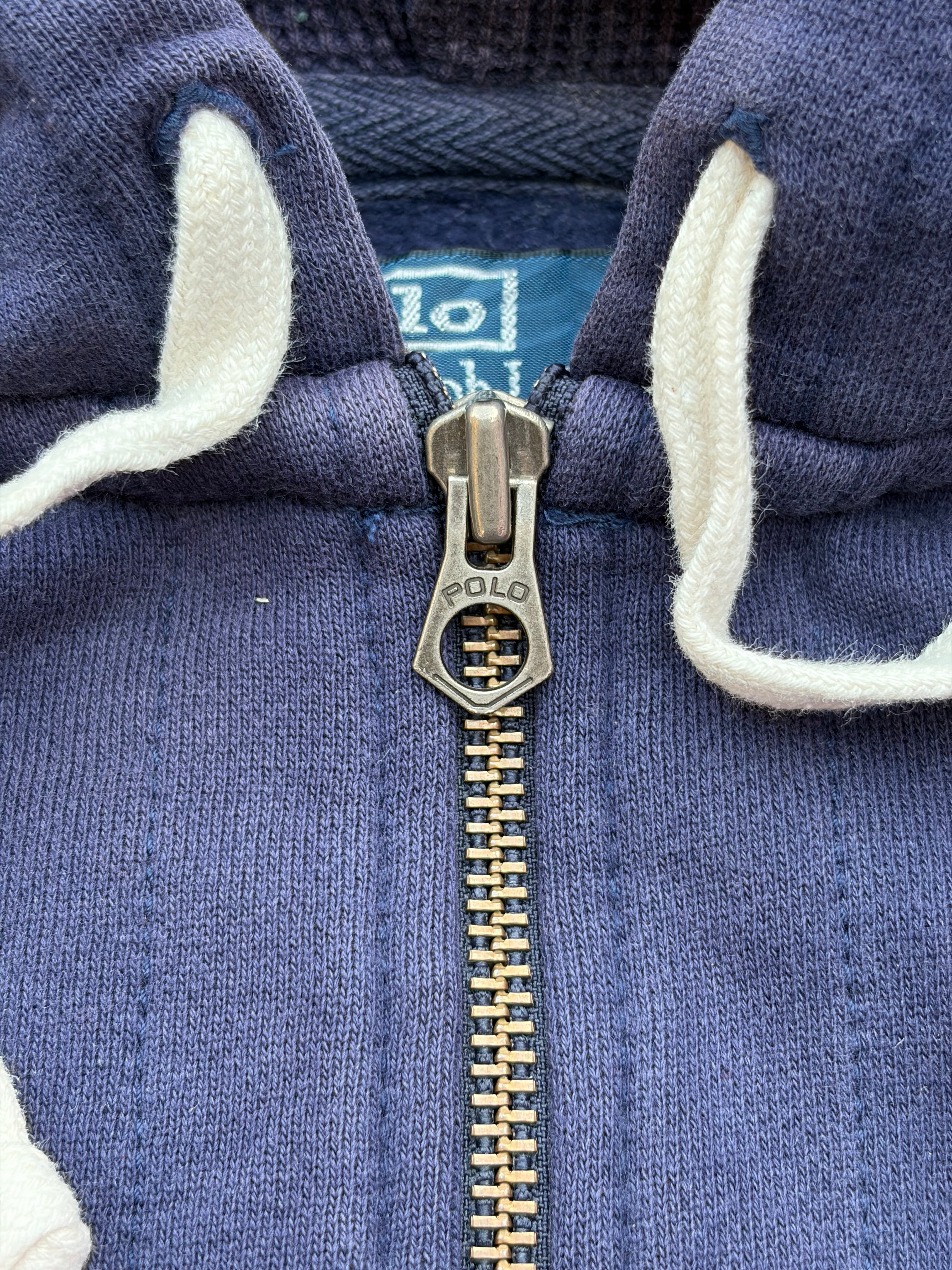 Vintage 90s Polo Ralph Lauren Zip Hoodie L
