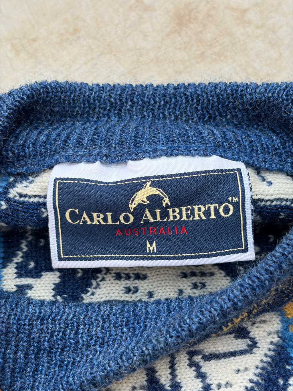 Vintage Carlo Alberto Coogi Style Sweater M