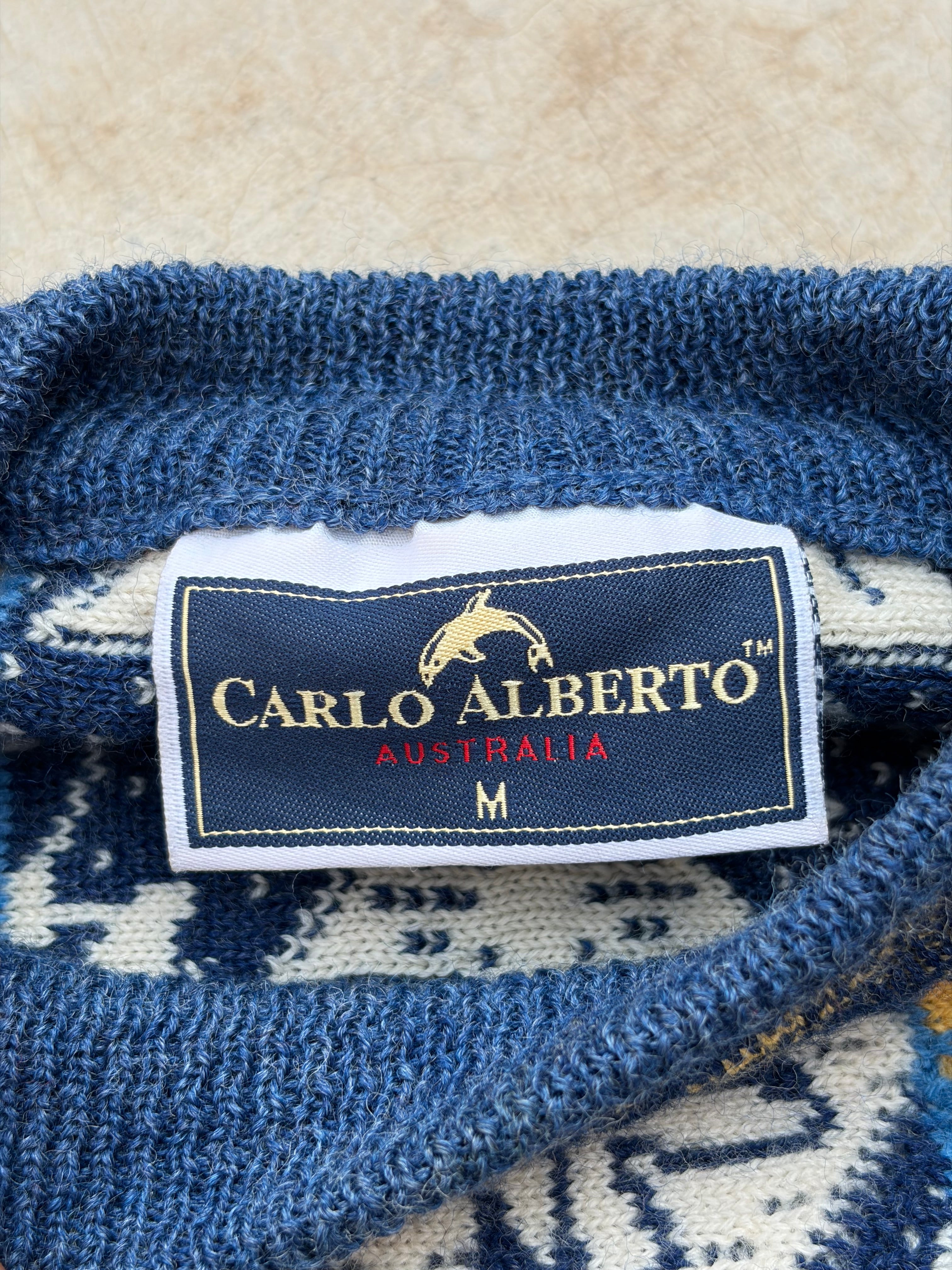 Vintage Carlo Alberto Coogi Style Sweater M