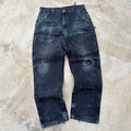 Vintage 00s Carhartt Double Knee B01 BLK 34