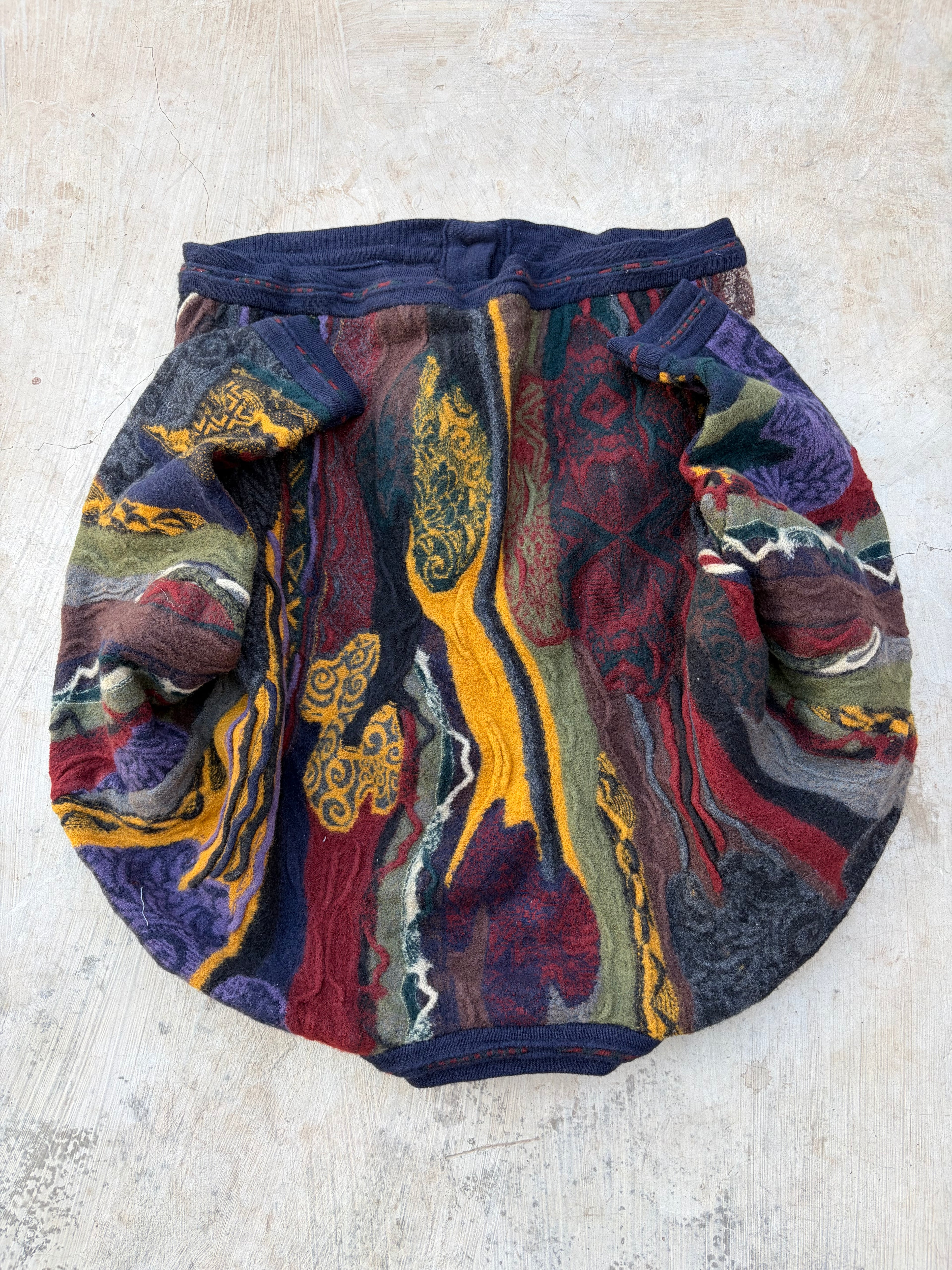 Vintage 90s COOGI Australia Pure New Wool Cardigan Size M